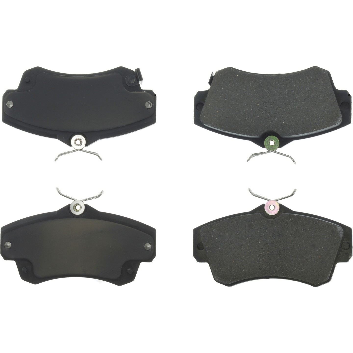 Centric Parts Premium Ceramic Brake Pads with Shims and Hardware  top view frsport 301.08410