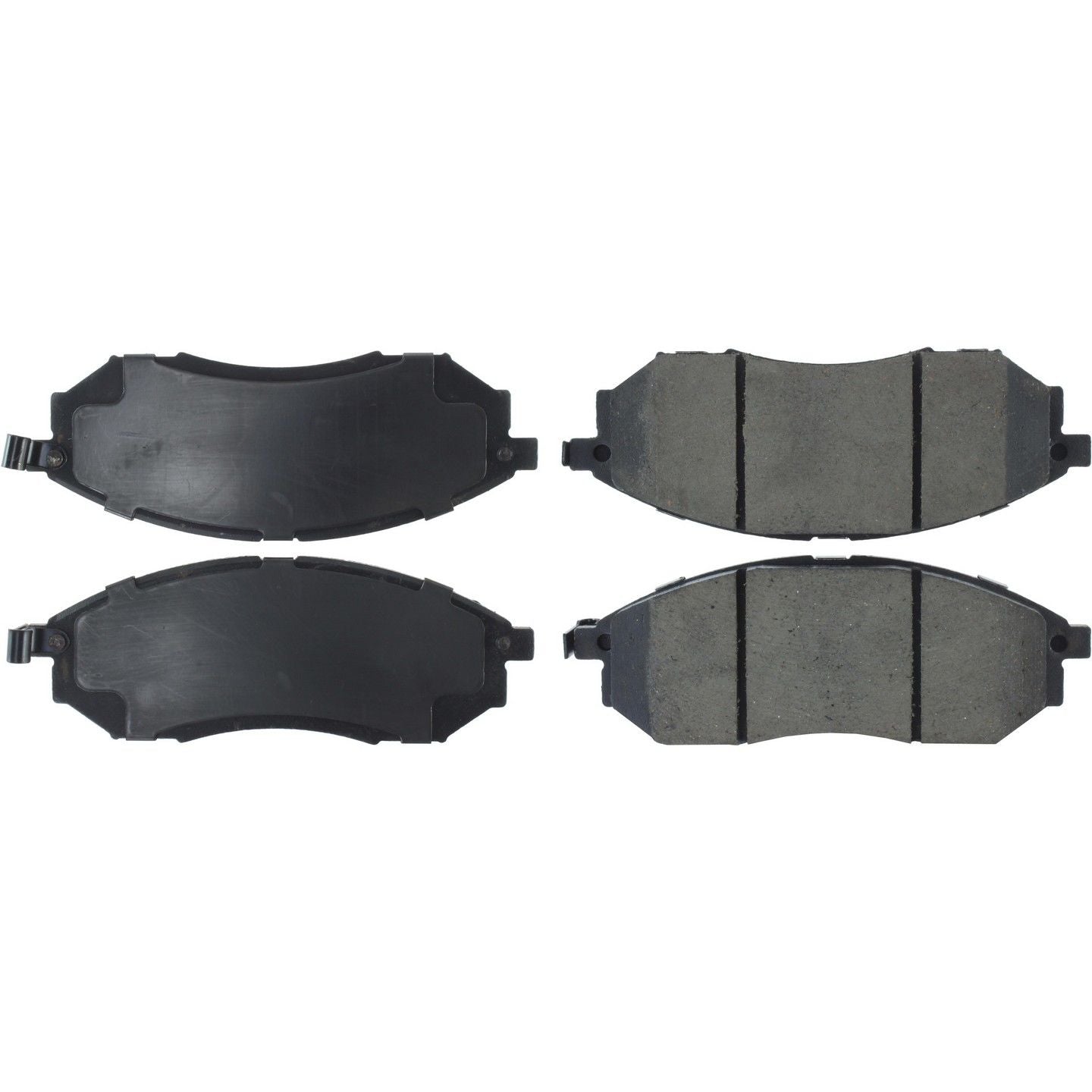 StopTech Premium Ceramic Brake Pads with Shims and Hardware  top view frsport 301.08881