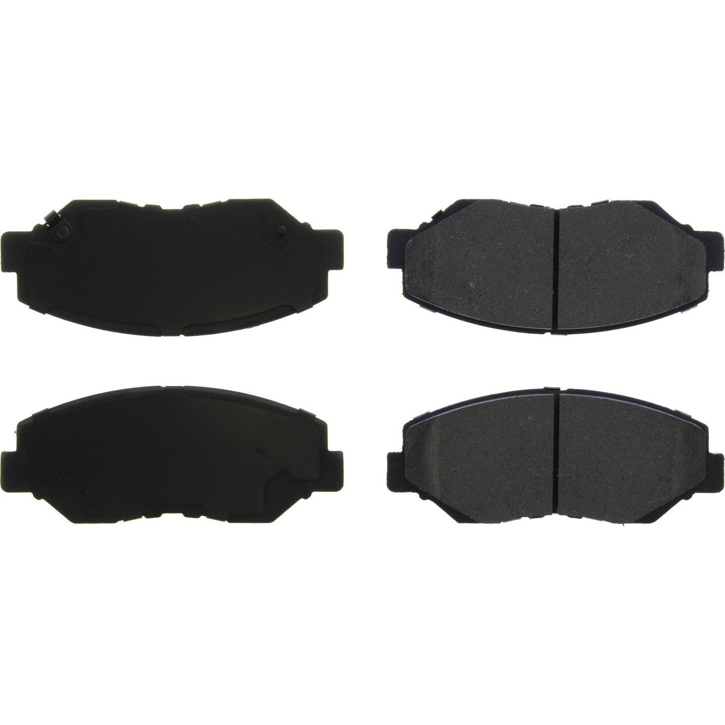 StopTech Premium Ceramic Brake Pads with Shims and Hardware  top view frsport 301.09142