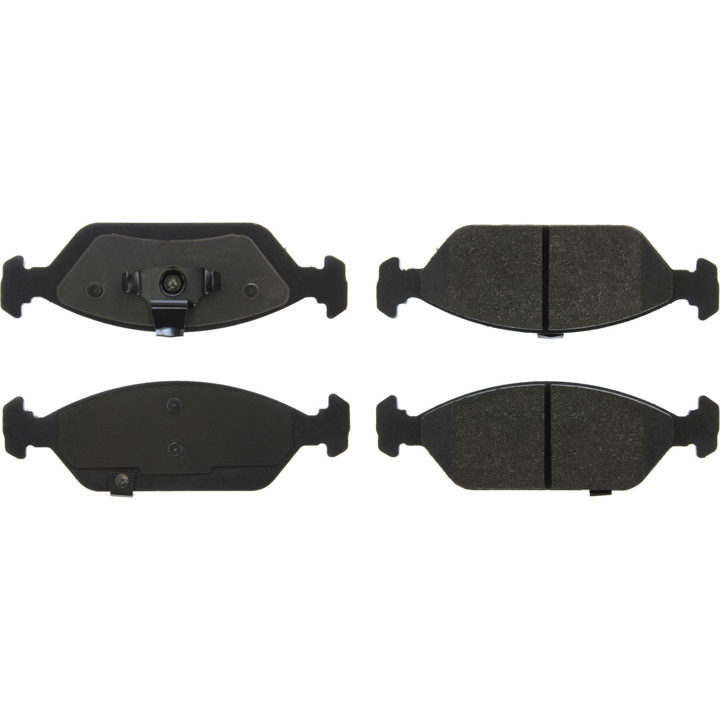 Centric Parts Premium Ceramic Brake Pads with Shims and Hardware  top view frsport 301.09250