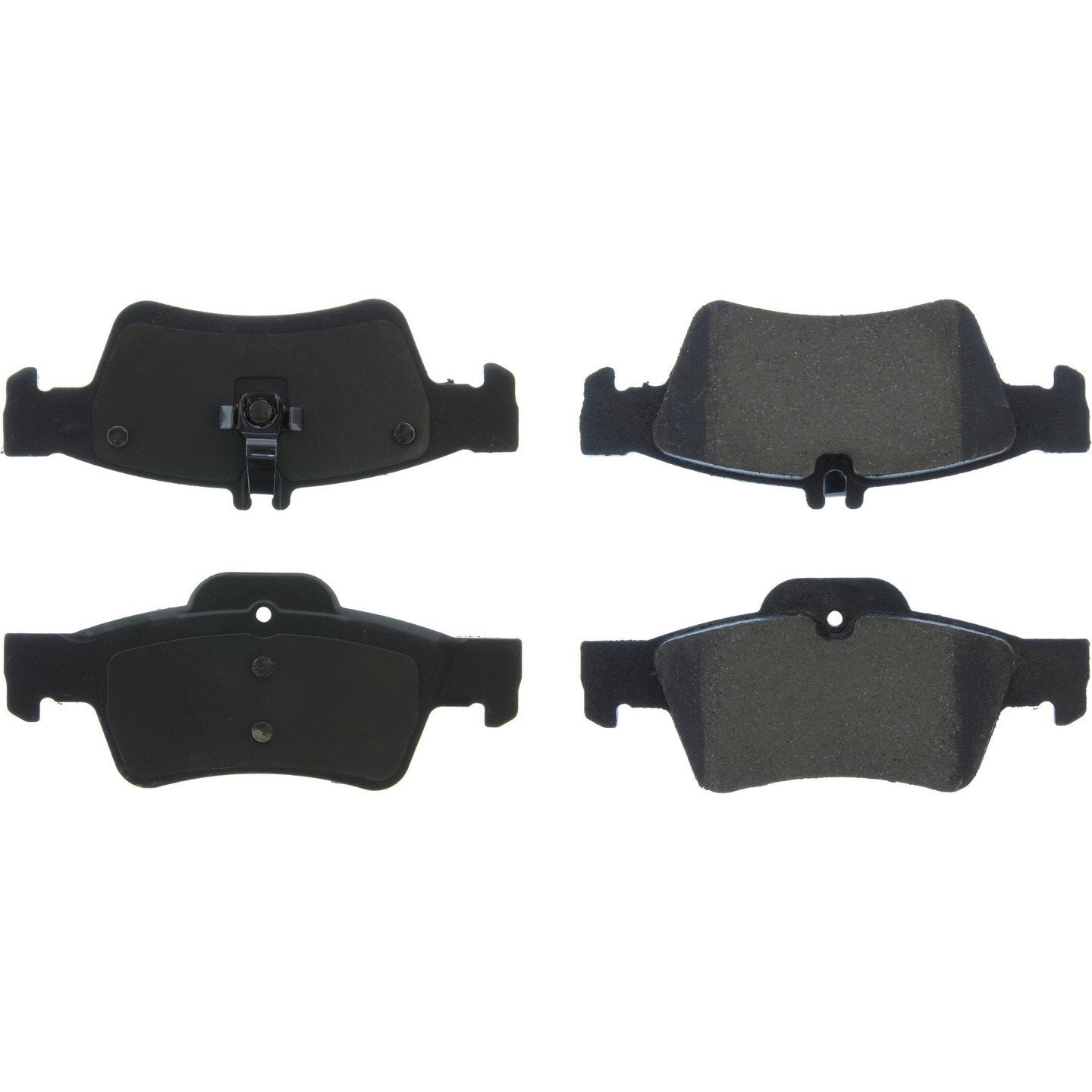 Centric Parts Premium Ceramic Brake Pads with Shims and Hardware  top view frsport 301.09860