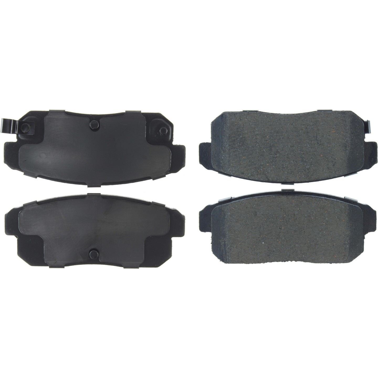 StopTech Premium Ceramic Brake Pads with Shims and Hardware  top view frsport 301.10080