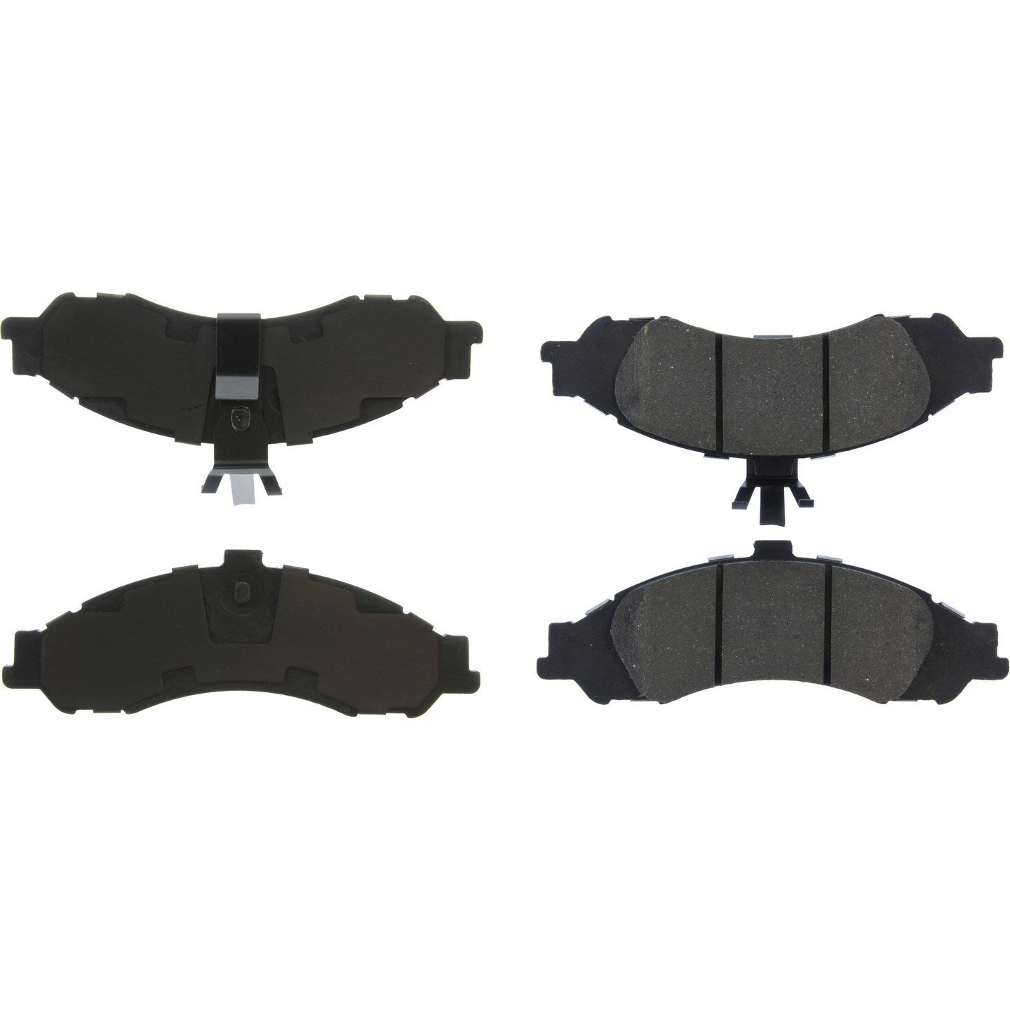 Centric Parts Premium Ceramic Brake Pads with Shims and Hardware  top view frsport 301.10430