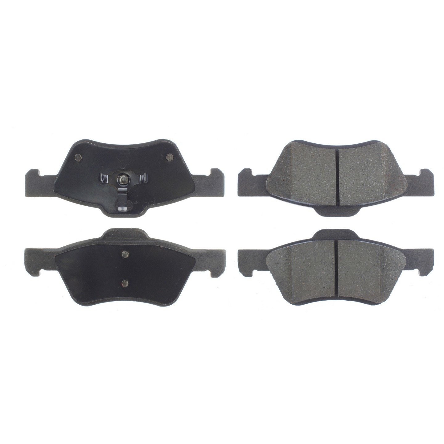 StopTech Premium Ceramic Brake Pads with Shims and Hardware  top view frsport 301.10472