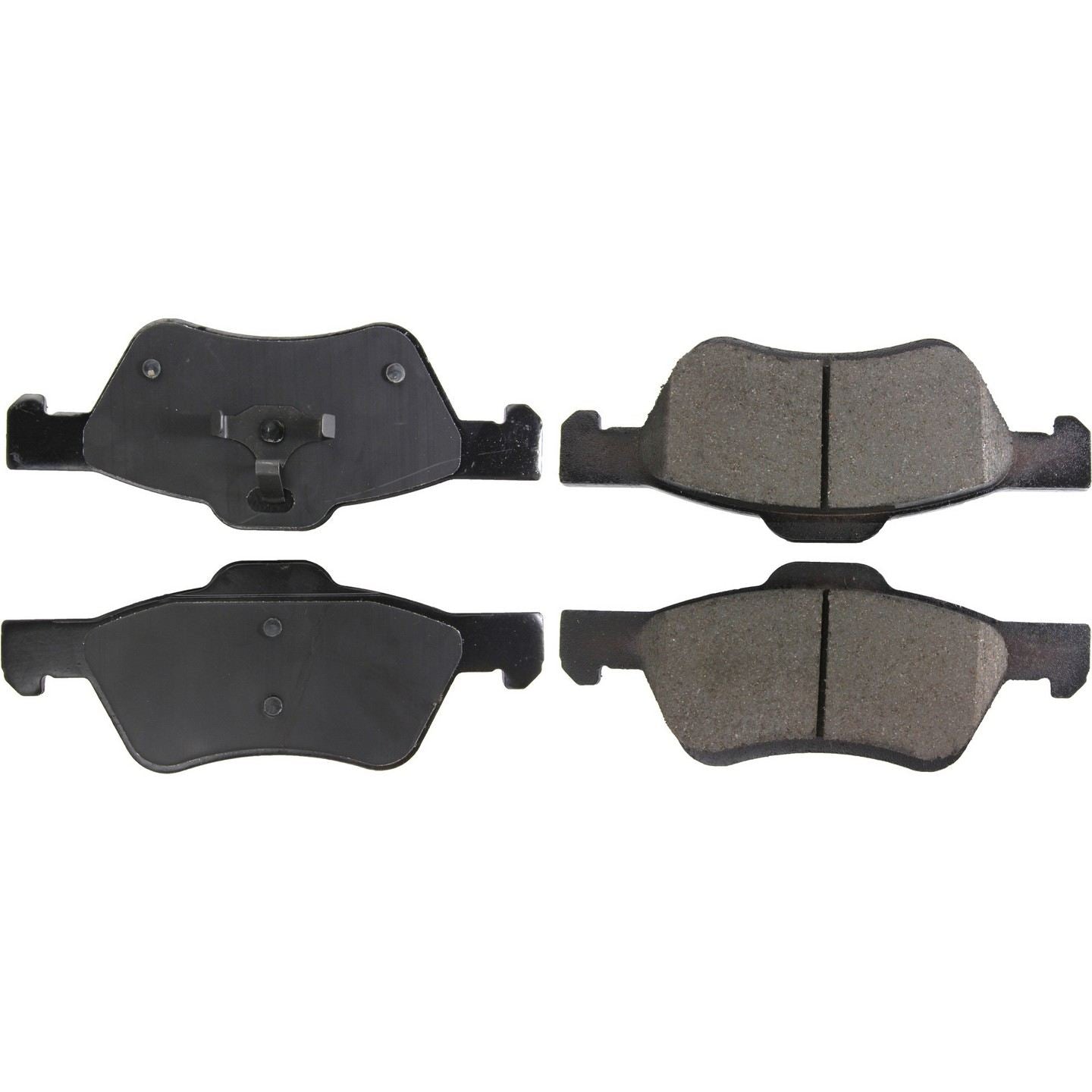 Centric Parts Premium Ceramic Brake Pads with Shims and Hardware  top view frsport 301.10473