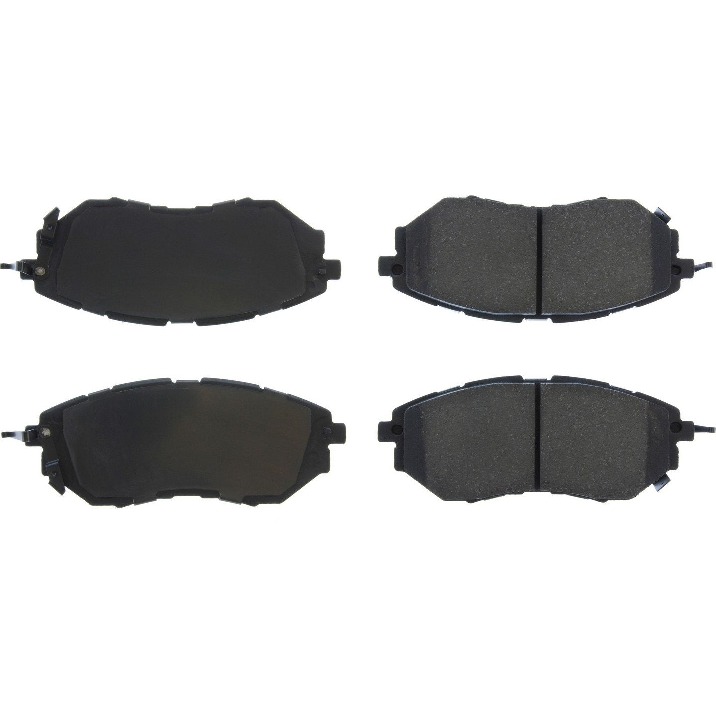 StopTech Premium Ceramic Brake Pads with Shims and Hardware  top view frsport 301.10781