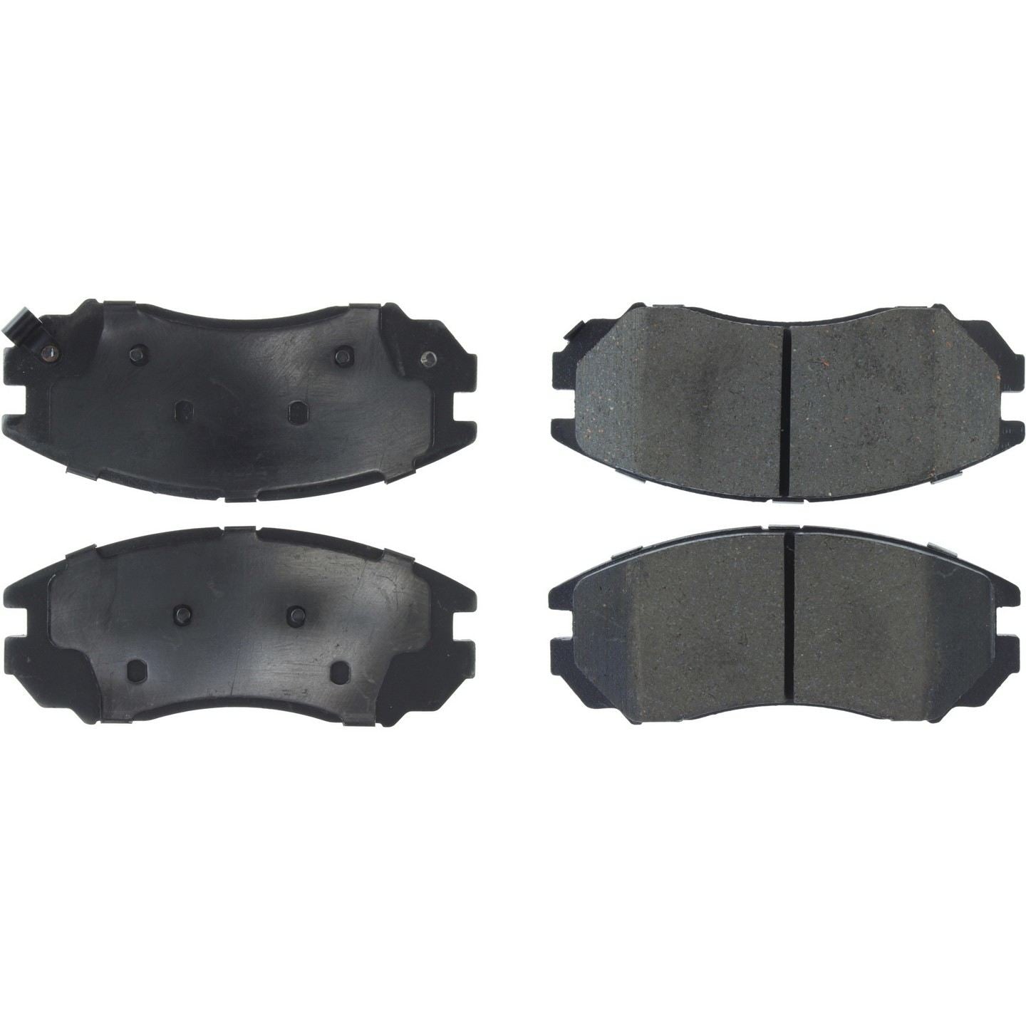 Centric Parts Premium Ceramic Brake Pads with Shims and Hardware  top view frsport 301.11040