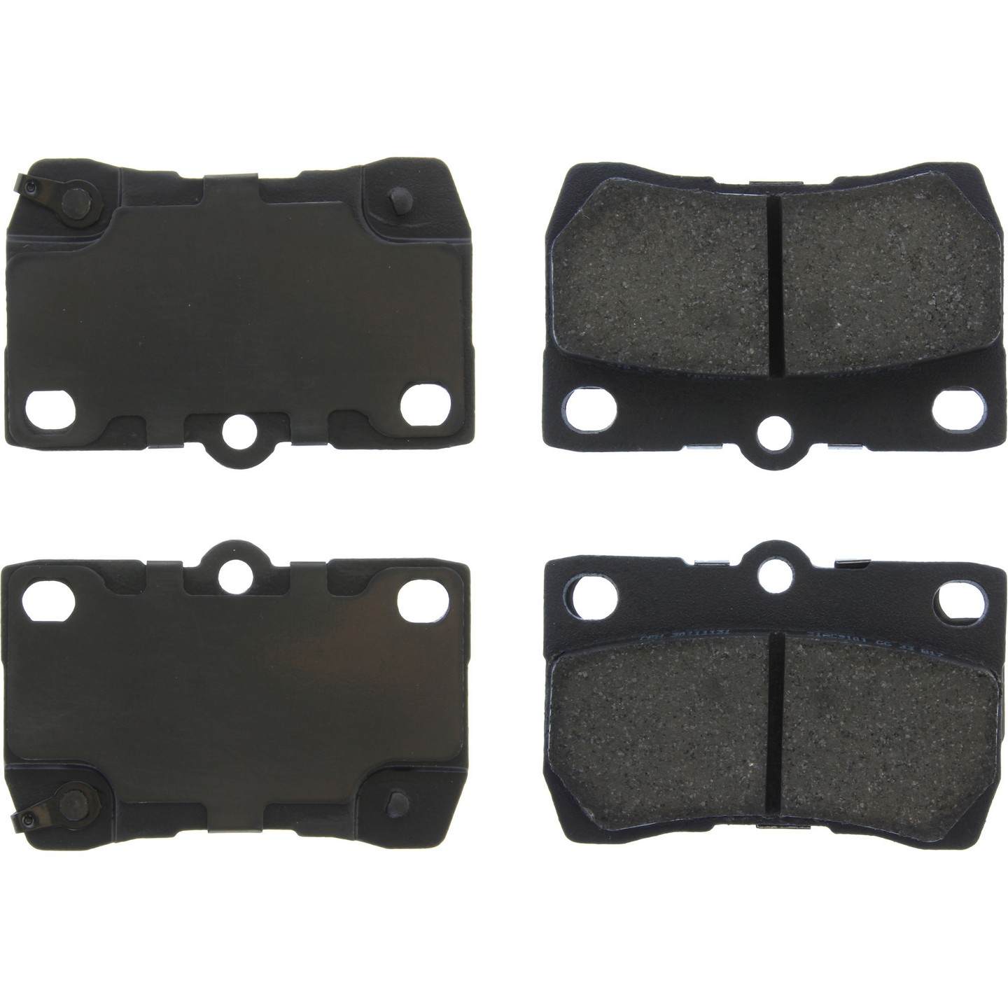 StopTech Premium Ceramic Brake Pads with Shims and Hardware  top view frsport 301.11131