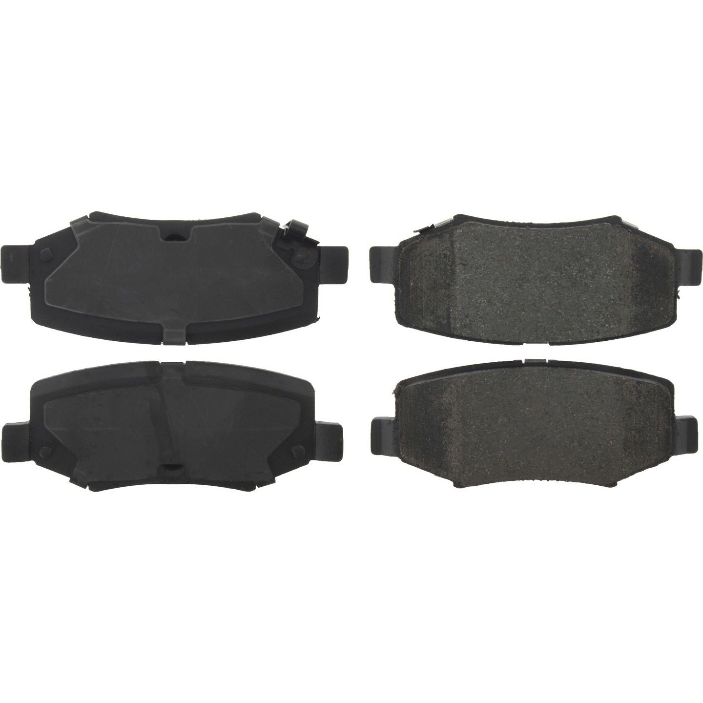 StopTech Premium Ceramic Brake Pads with Shims and Hardware  top view frsport 301.12740