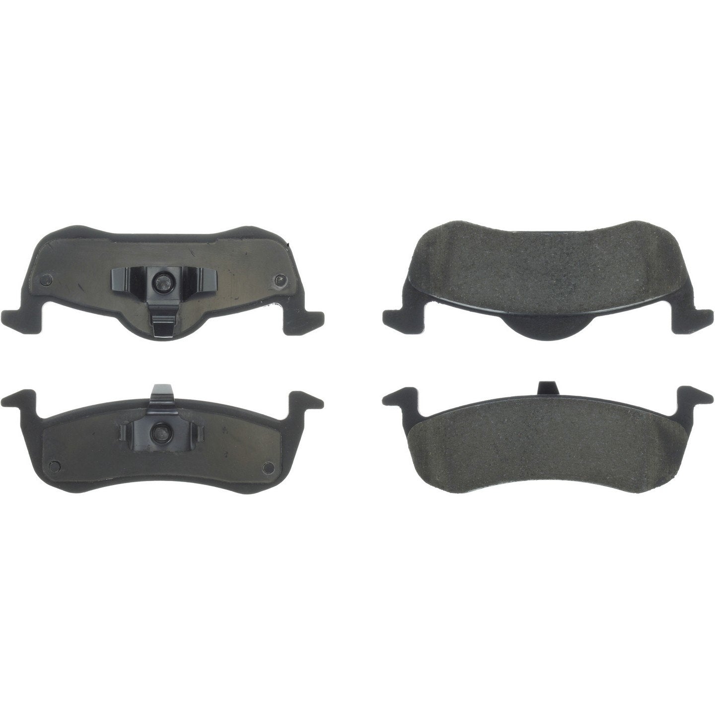 StopTech Premium Ceramic Brake Pads with Shims and Hardware  top view frsport 301.12790