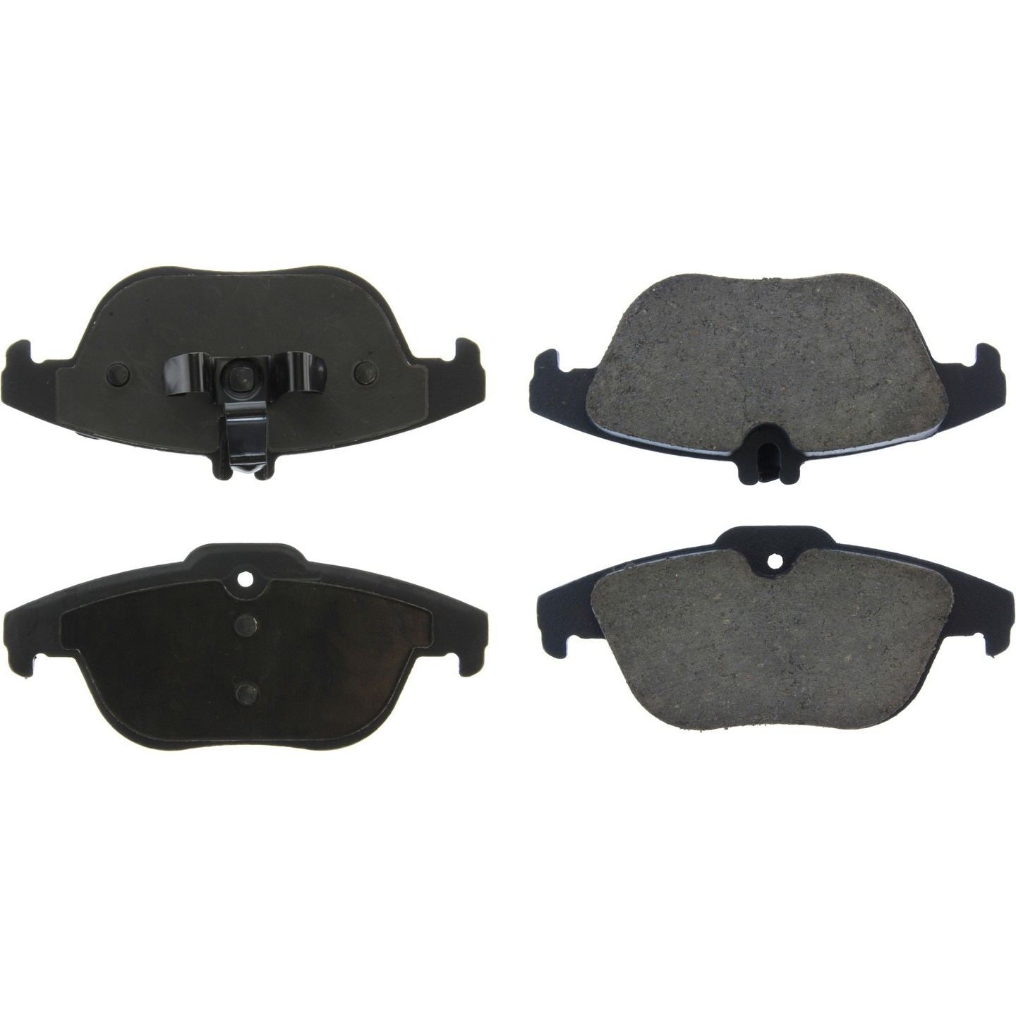 Centric Parts Premium Ceramic Brake Pads with Shims and Hardware  top view frsport 301.13411