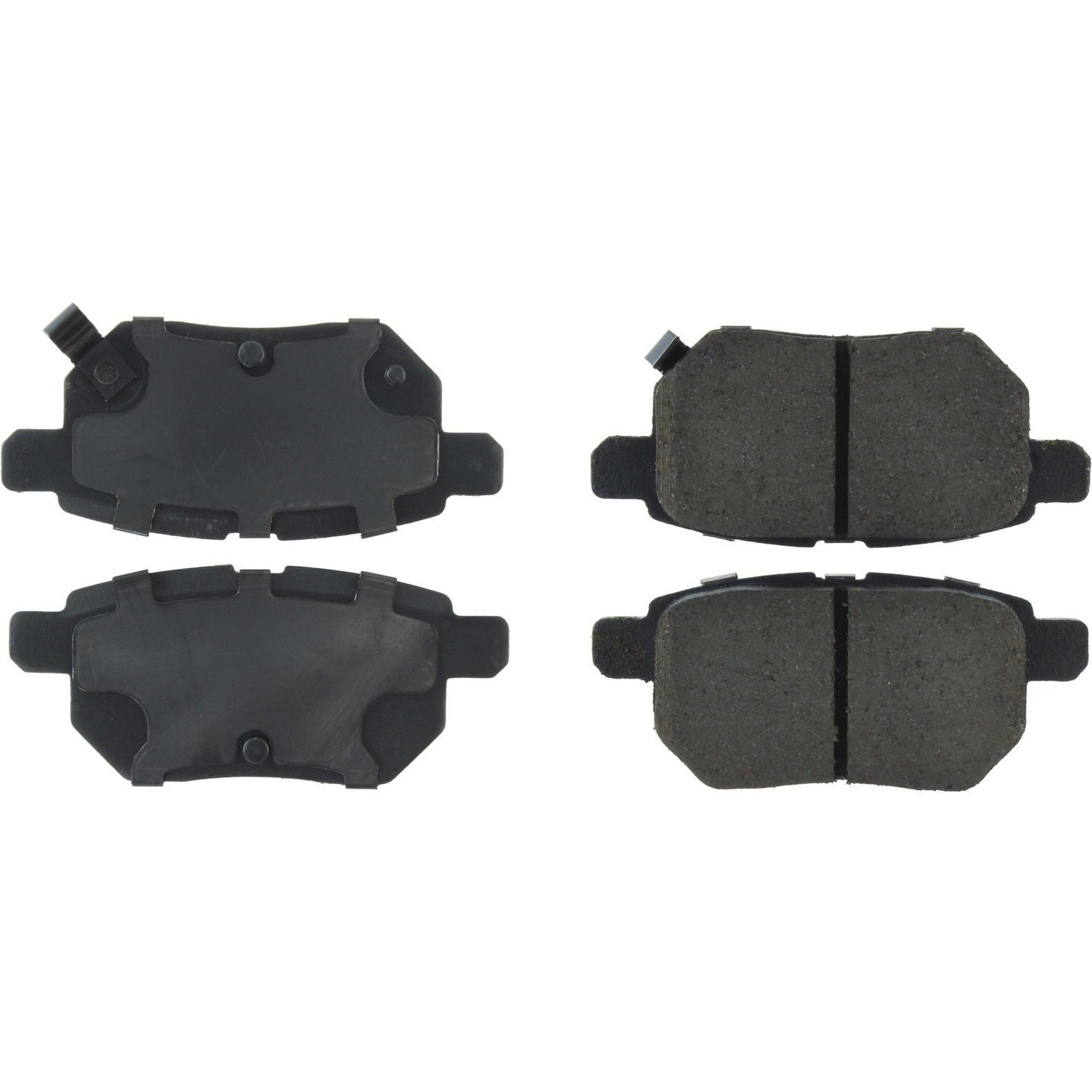 Centric Parts Premium Ceramic Brake Pads with Shims and Hardware  top view frsport 301.13541