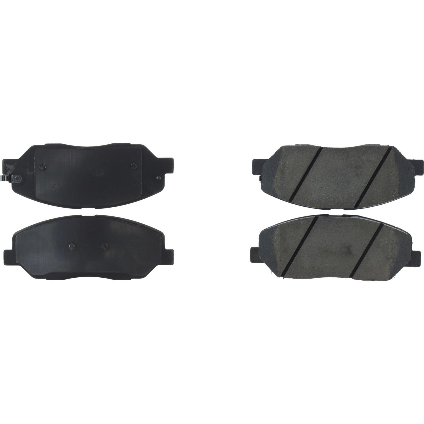 StopTech Premium Ceramic Brake Pads with Shims and Hardware  top view frsport 301.13840