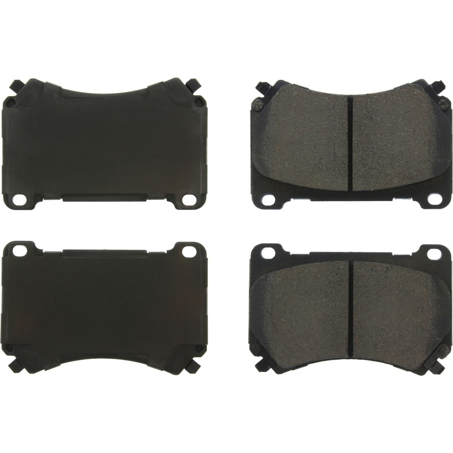 Centric Parts Premium Ceramic Brake Pads with Shims and Hardware  top view frsport 301.13960