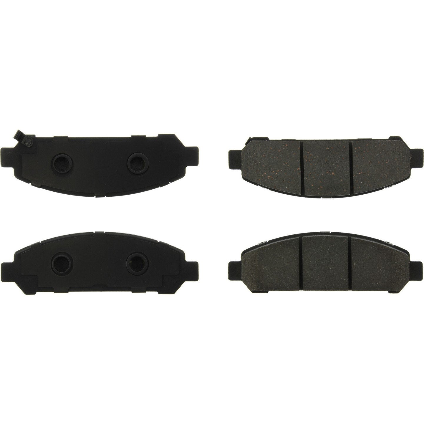 Centric Parts Premium Ceramic Brake Pads with Shims and Hardware  top view frsport 301.14010