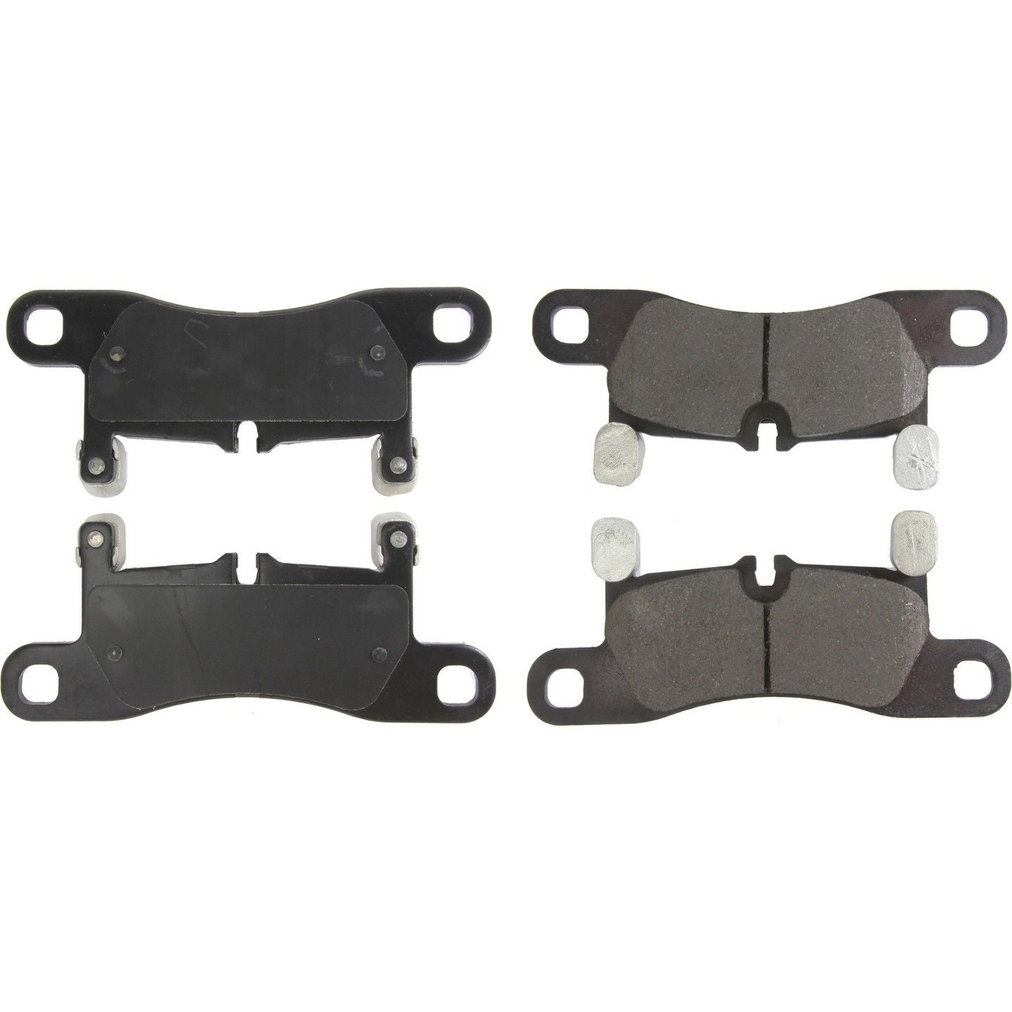 Stoptech Centric 11-18 Porsche Cayenne / Volkswagen Touareg Premium Ceramic Rear Brake Pads Shims & Hardware 301.14530