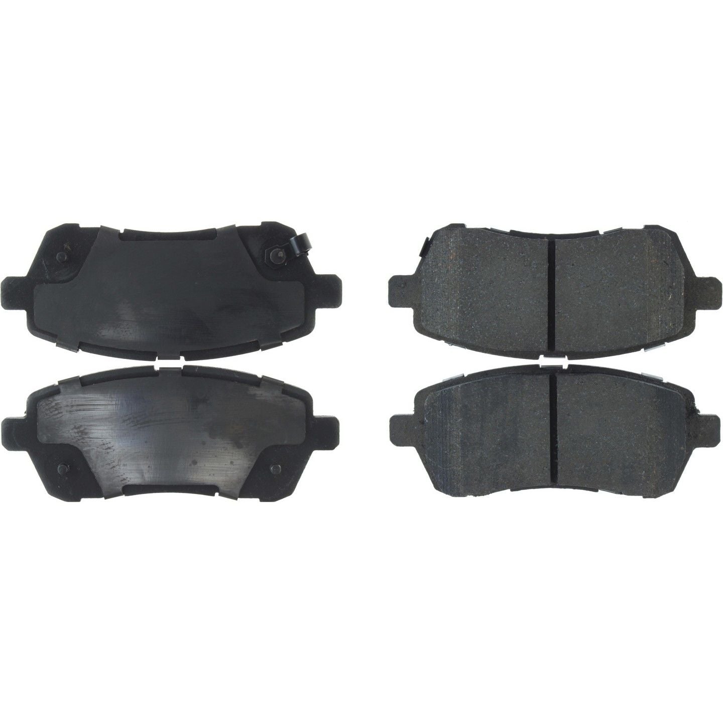 Centric Parts Premium Ceramic Brake Pads with Shims and Hardware  top view frsport 301.14541