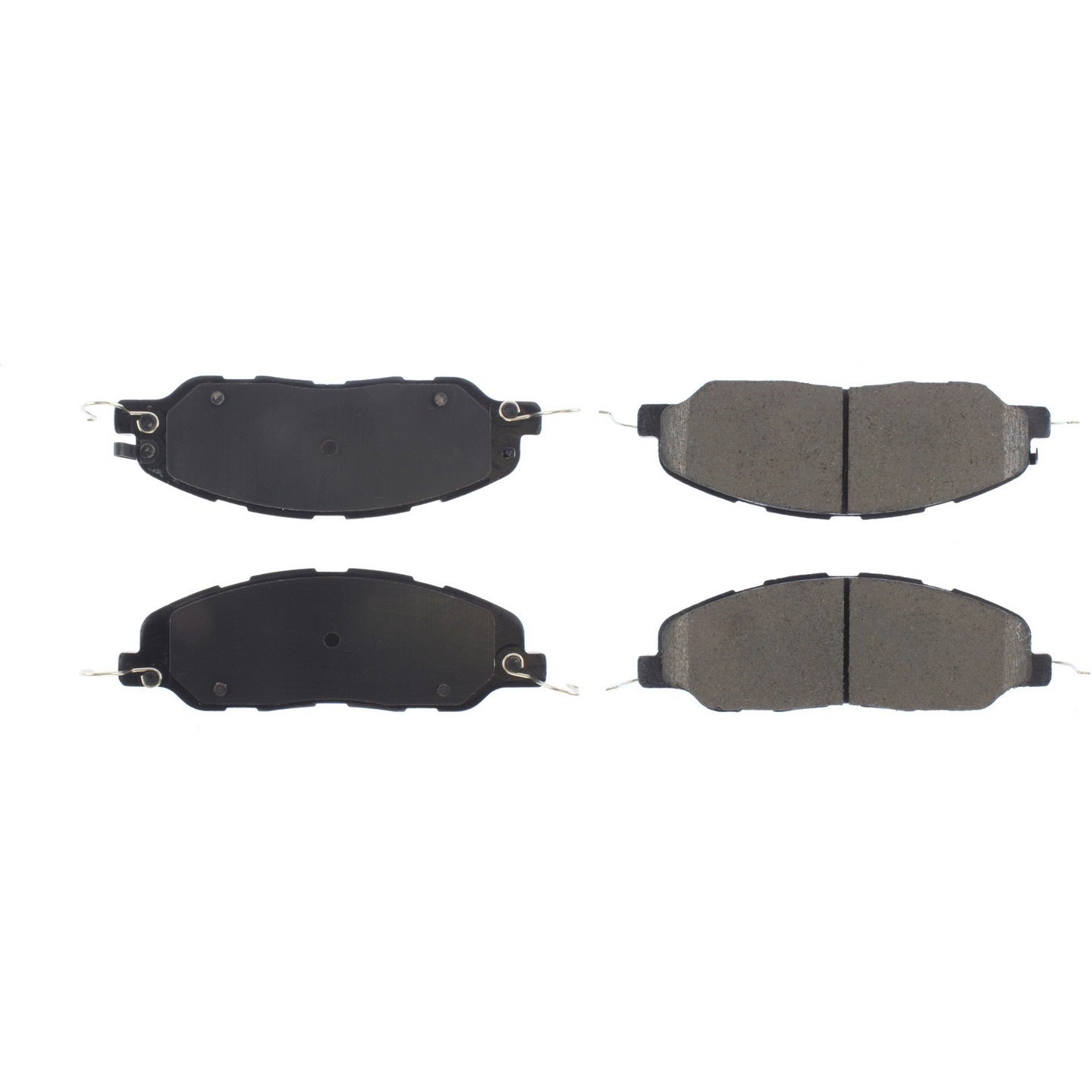 Centric Parts Premium Ceramic Brake Pads with Shims and Hardware  top view frsport 301.14630