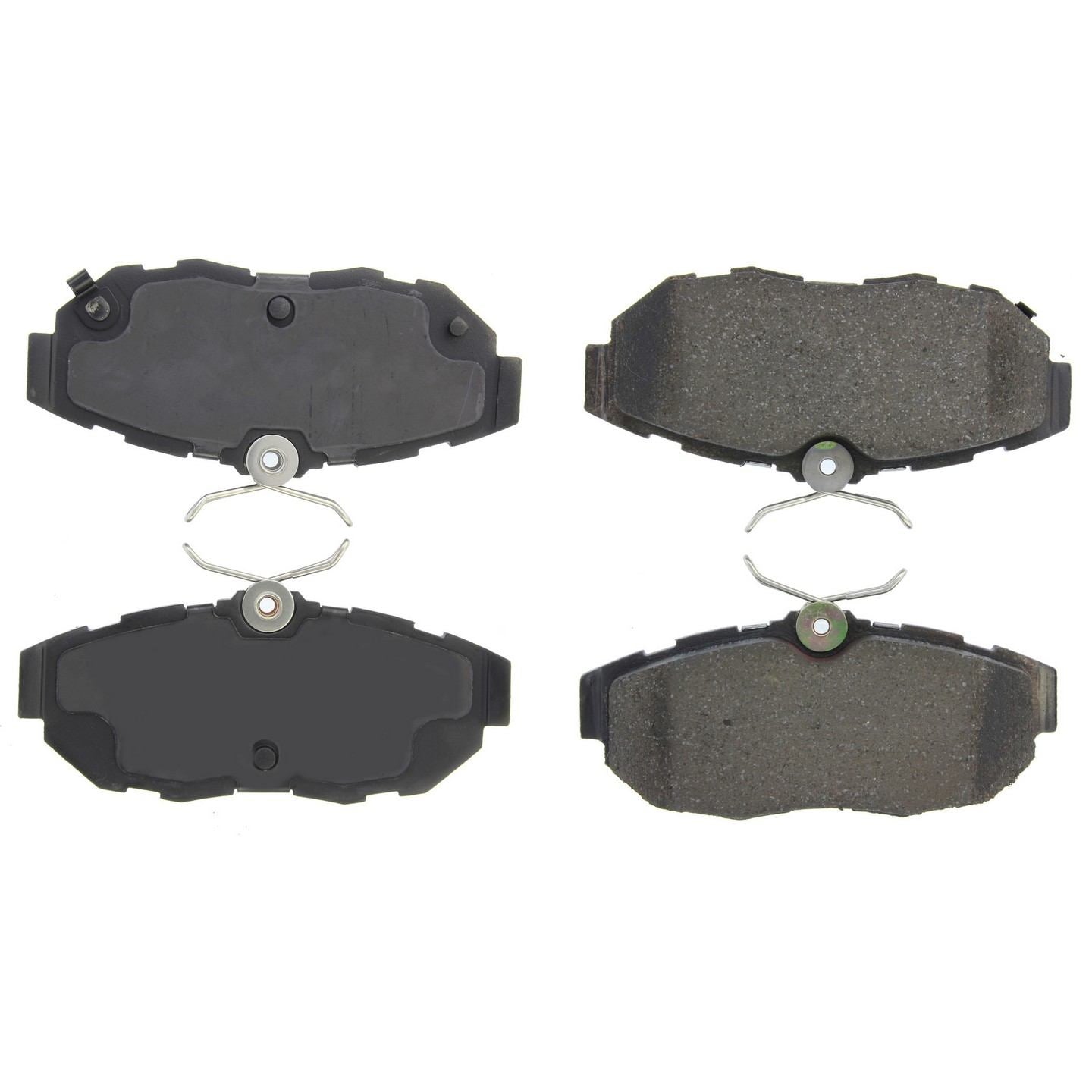 StopTech Premium Ceramic Brake Pads with Shims and Hardware  top view frsport 301.14650