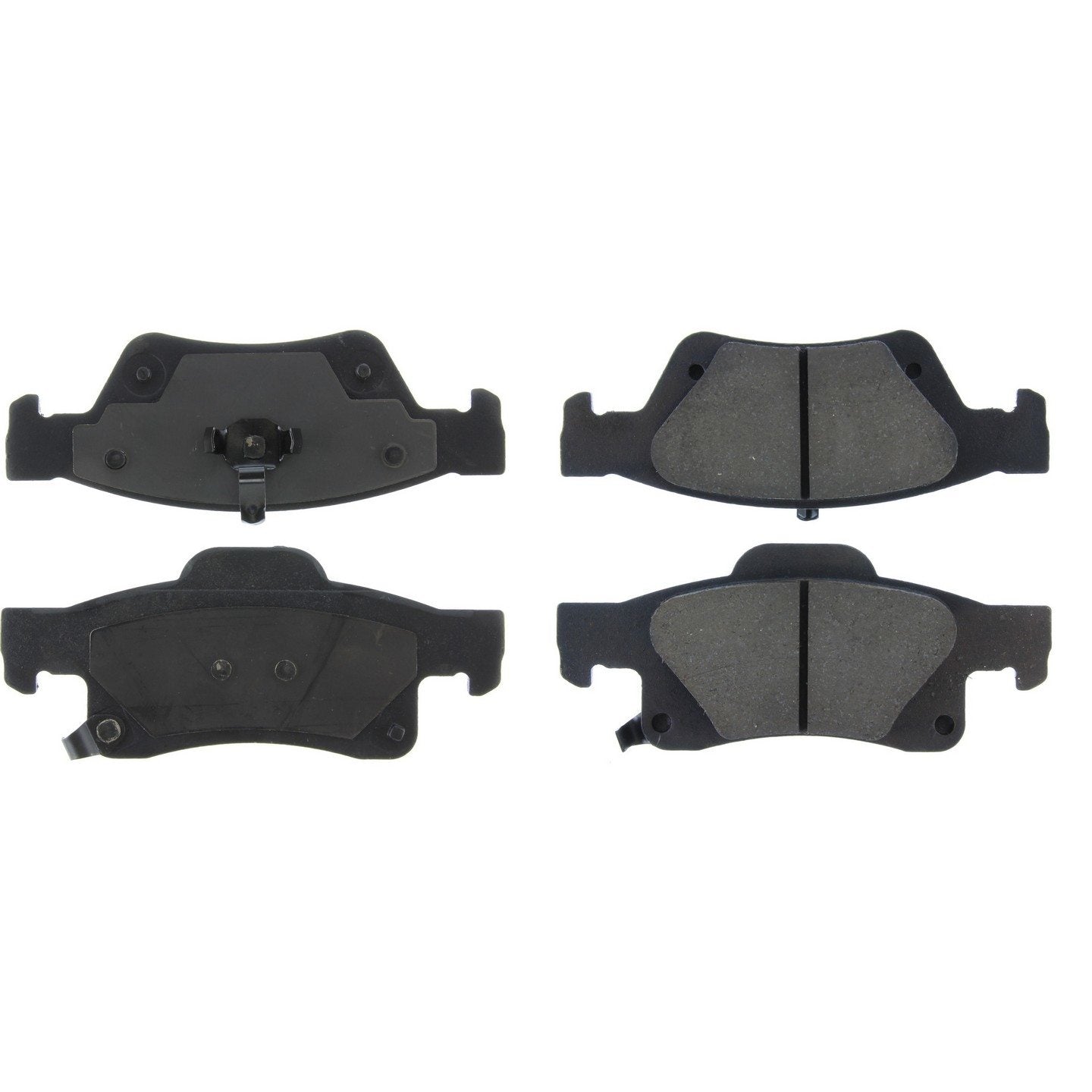 centric parts premium ceramic brake pads with shims and hardware  frsport 301.14980