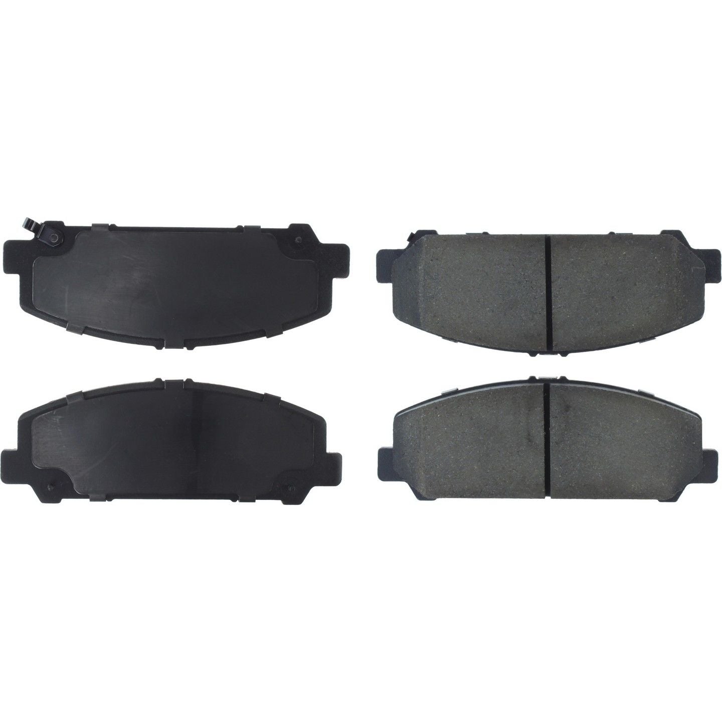 StopTech Premium Ceramic Brake Pads with Shims and Hardware  top view frsport 301.15090