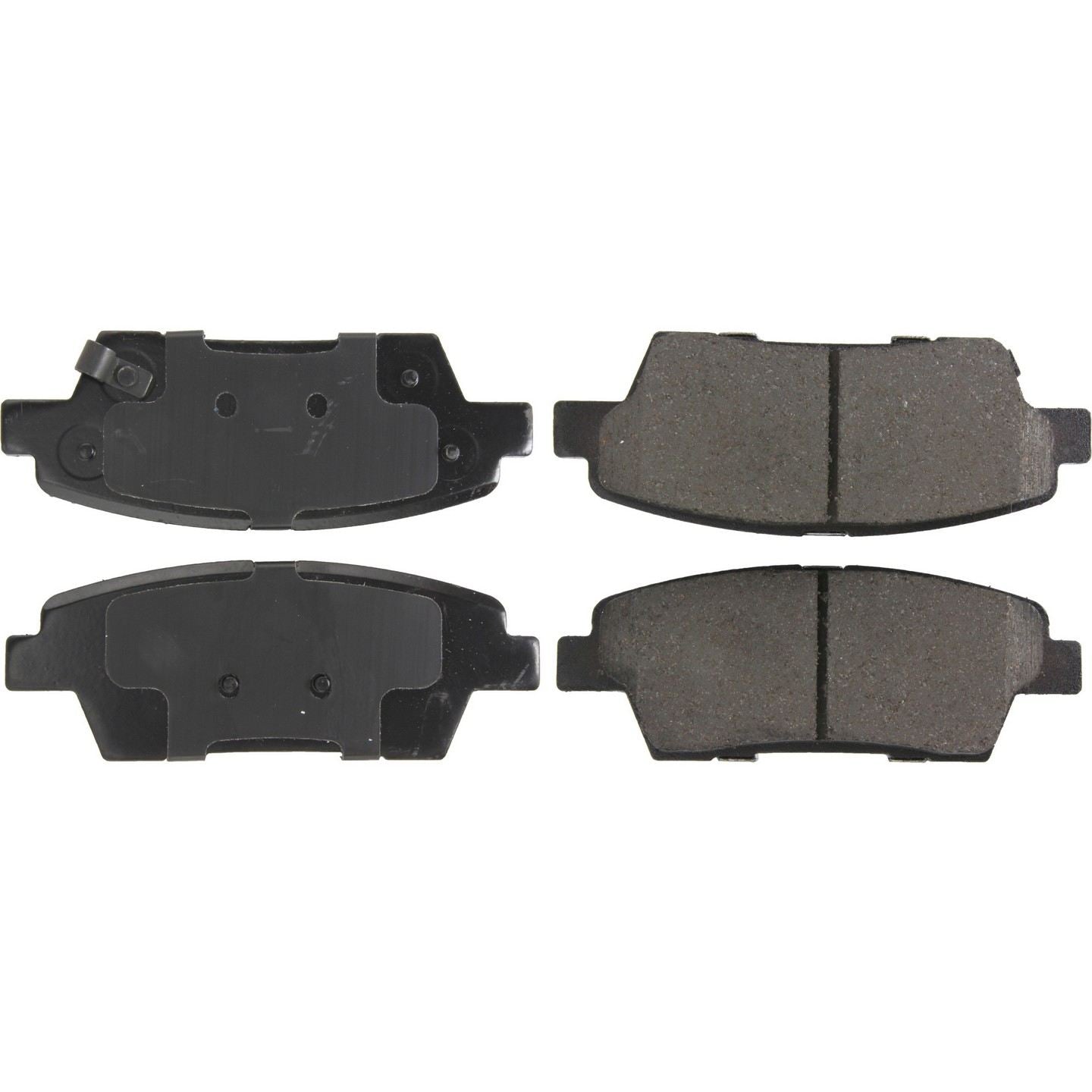 Centric Parts Premium Ceramic Brake Pads with Shims and Hardware  top view frsport 301.15510