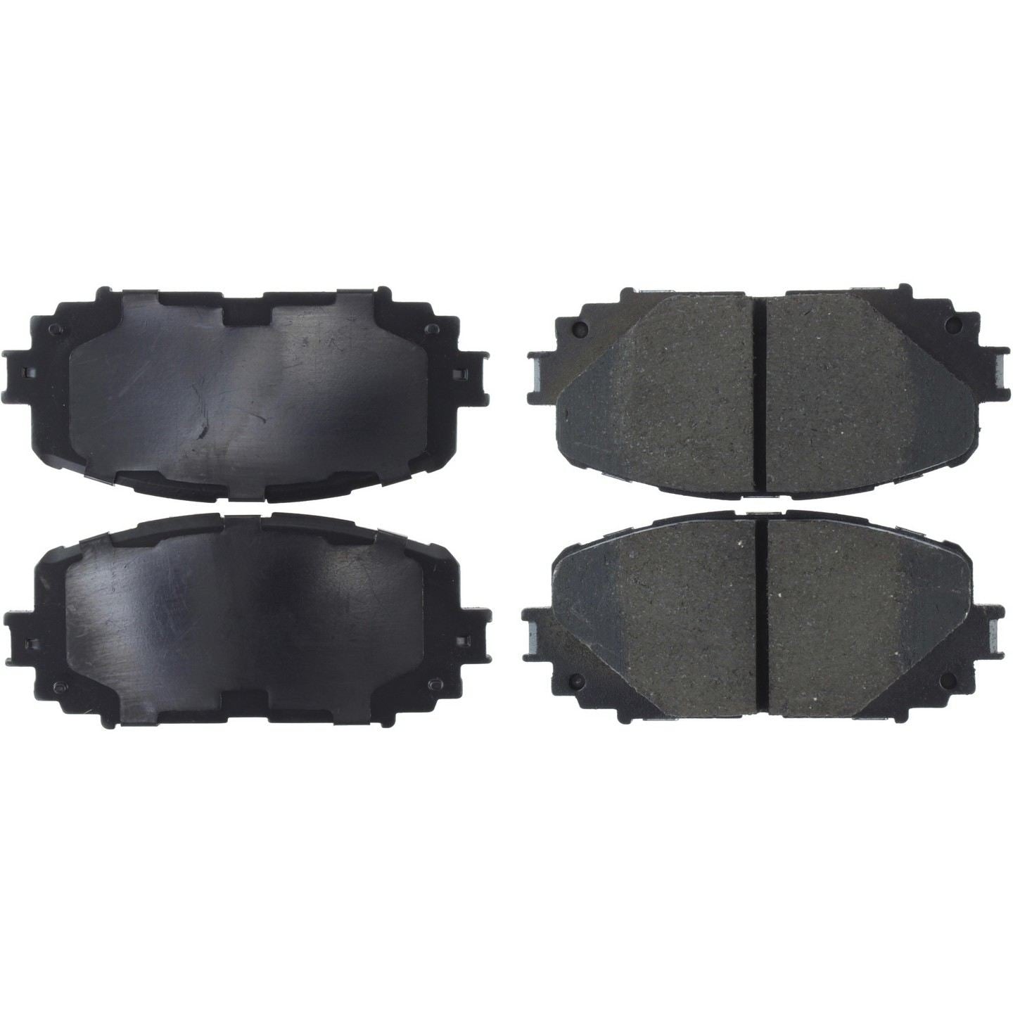 Centric Parts Premium Ceramic Brake Pads with Shims and Hardware  top view frsport 301.16280