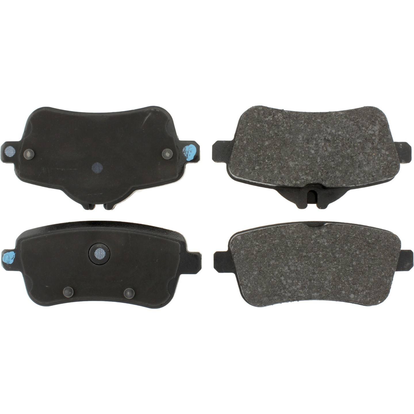 StopTech Premium Ceramic Brake Pads with Shims and Hardware  top view frsport 301.16301