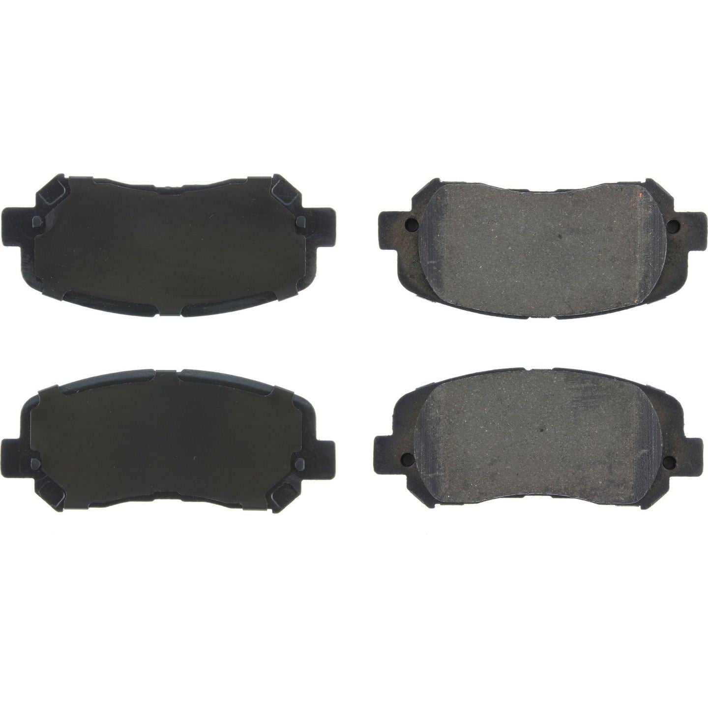 StopTech Premium Ceramic Brake Pads with Shims and Hardware  top view frsport 301.16403