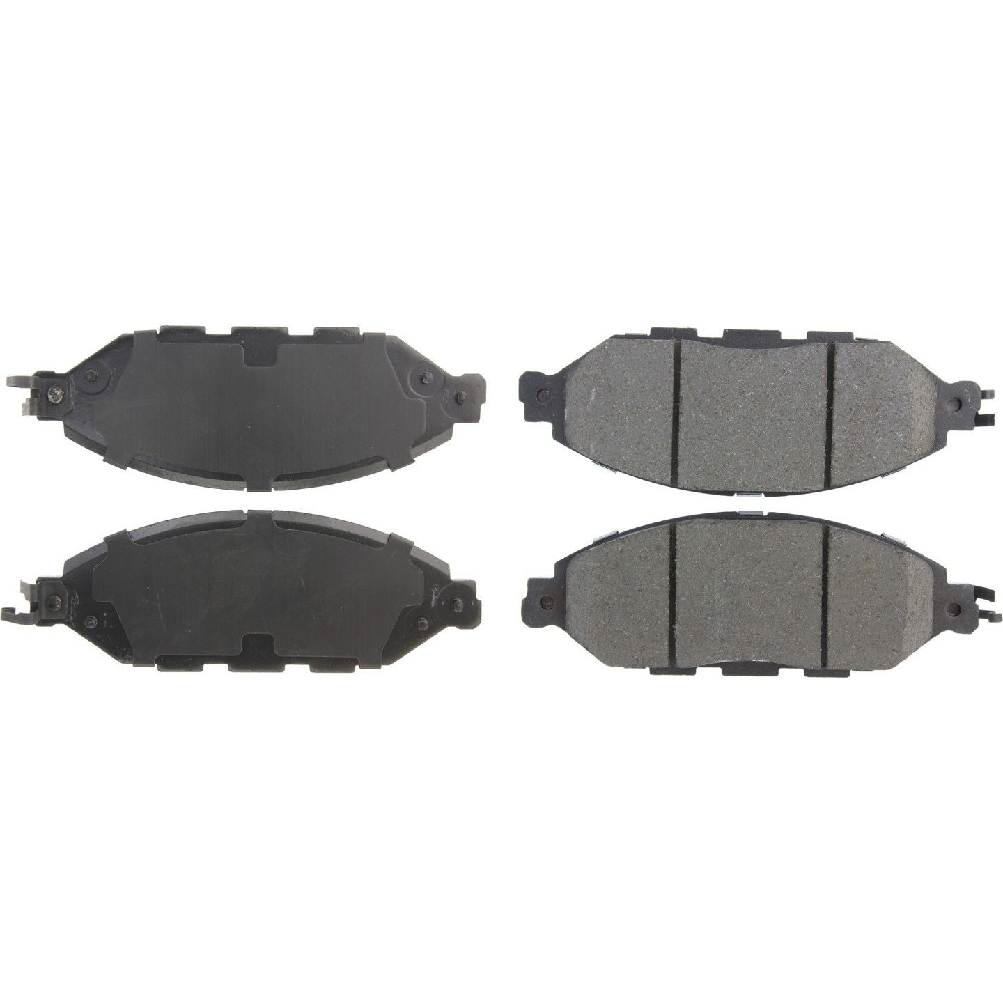 Centric Parts Premium Ceramic Brake Pads with Shims and Hardware  top view frsport 301.16490