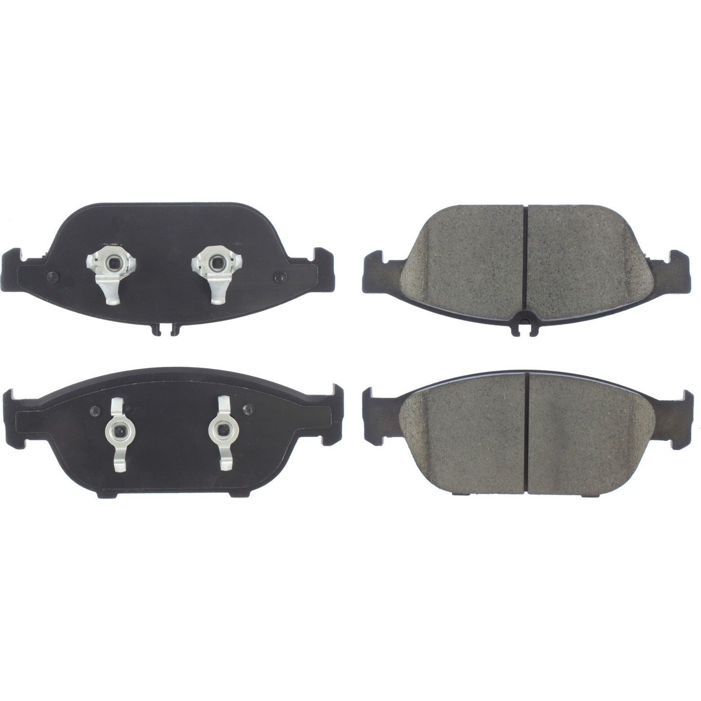 Centric Parts Premium Ceramic Brake Pads with Shims  top view frsport 301.16520