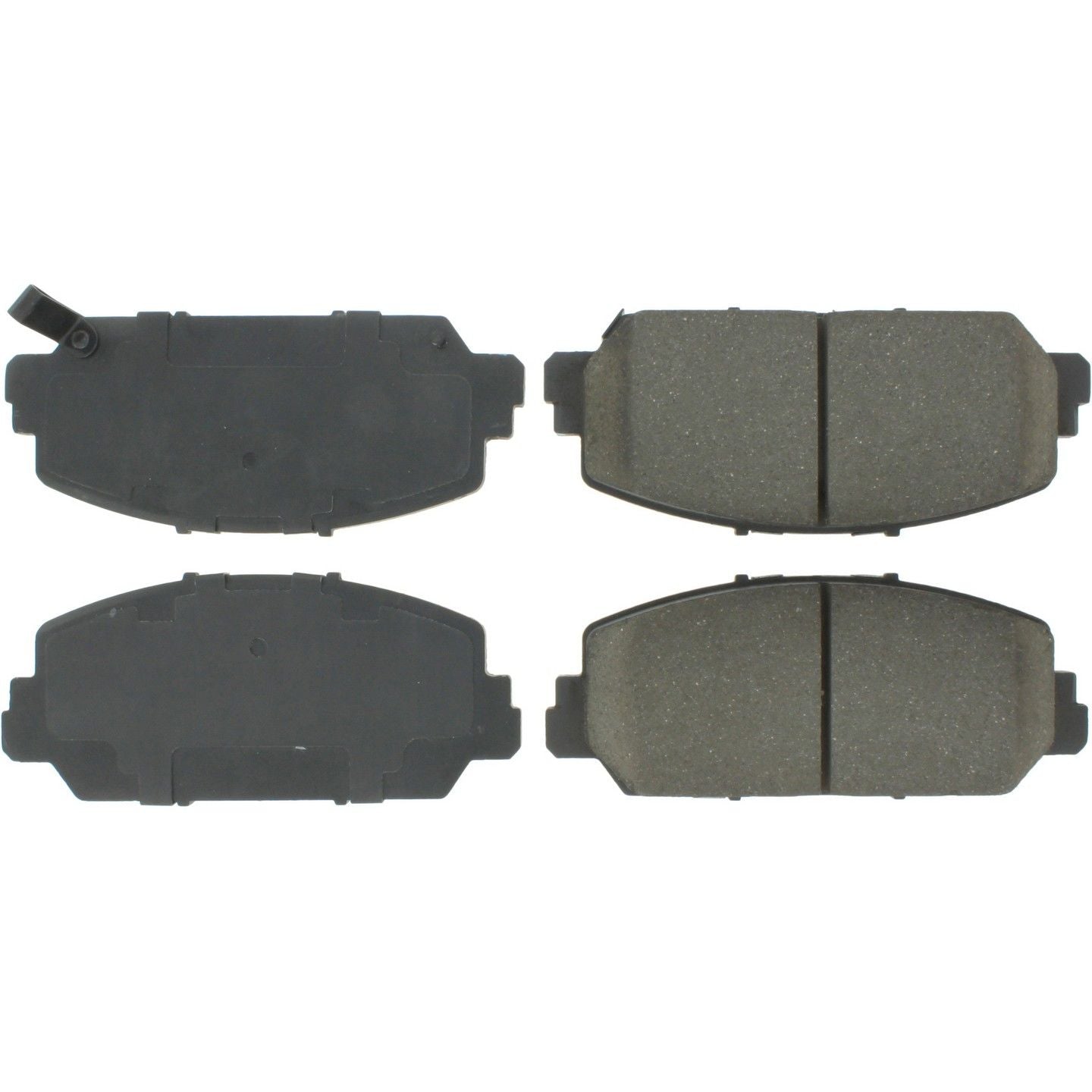 StopTech Premium Ceramic Brake Pads with Shims and Hardware  top view frsport 301.16970