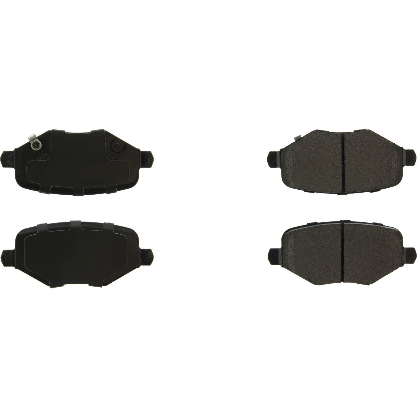 StopTech Premium Ceramic Brake Pads with Shims and Hardware  top view frsport 301.17190