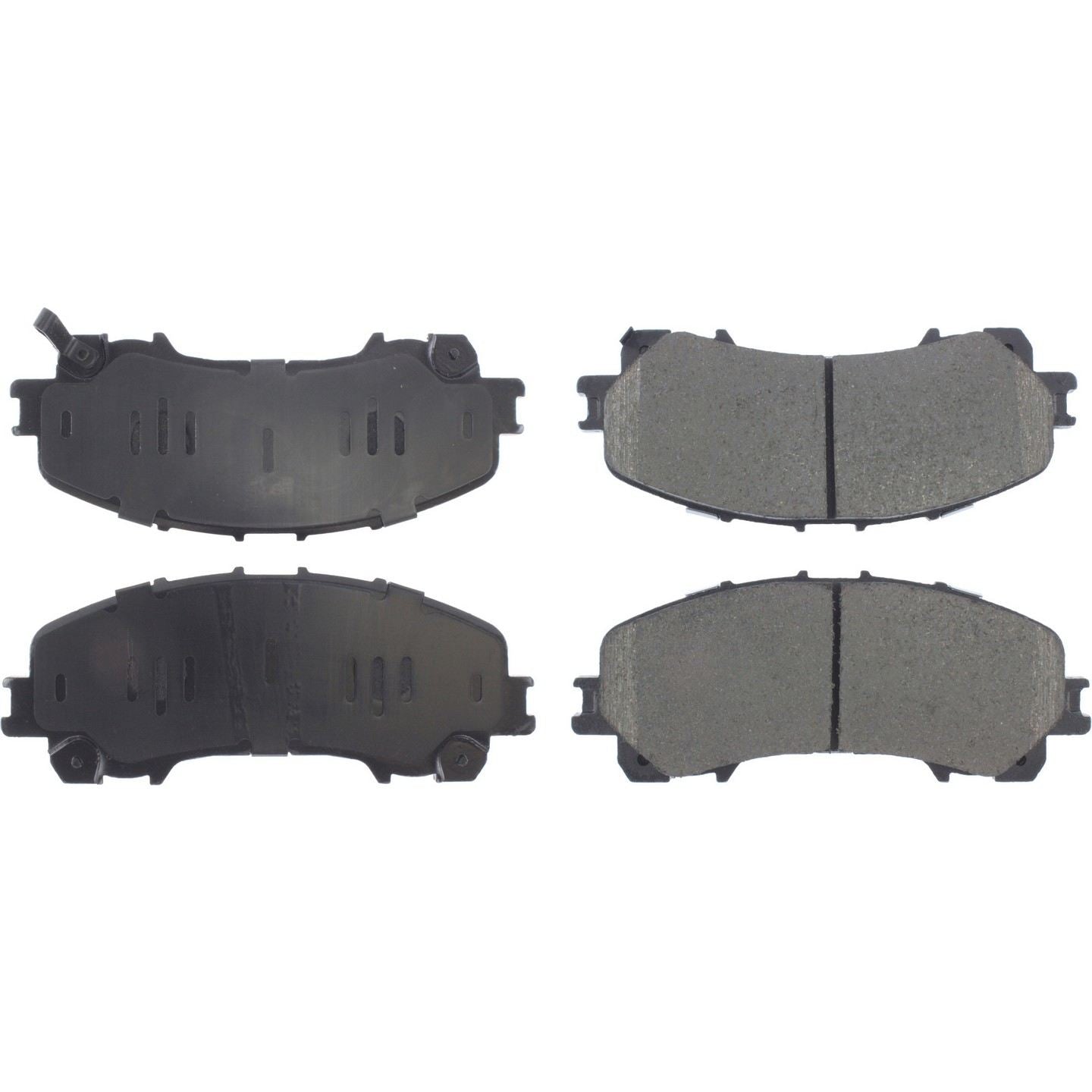 Centric Parts Premium Ceramic Brake Pads with Shims and Hardware  top view frsport 301.17360