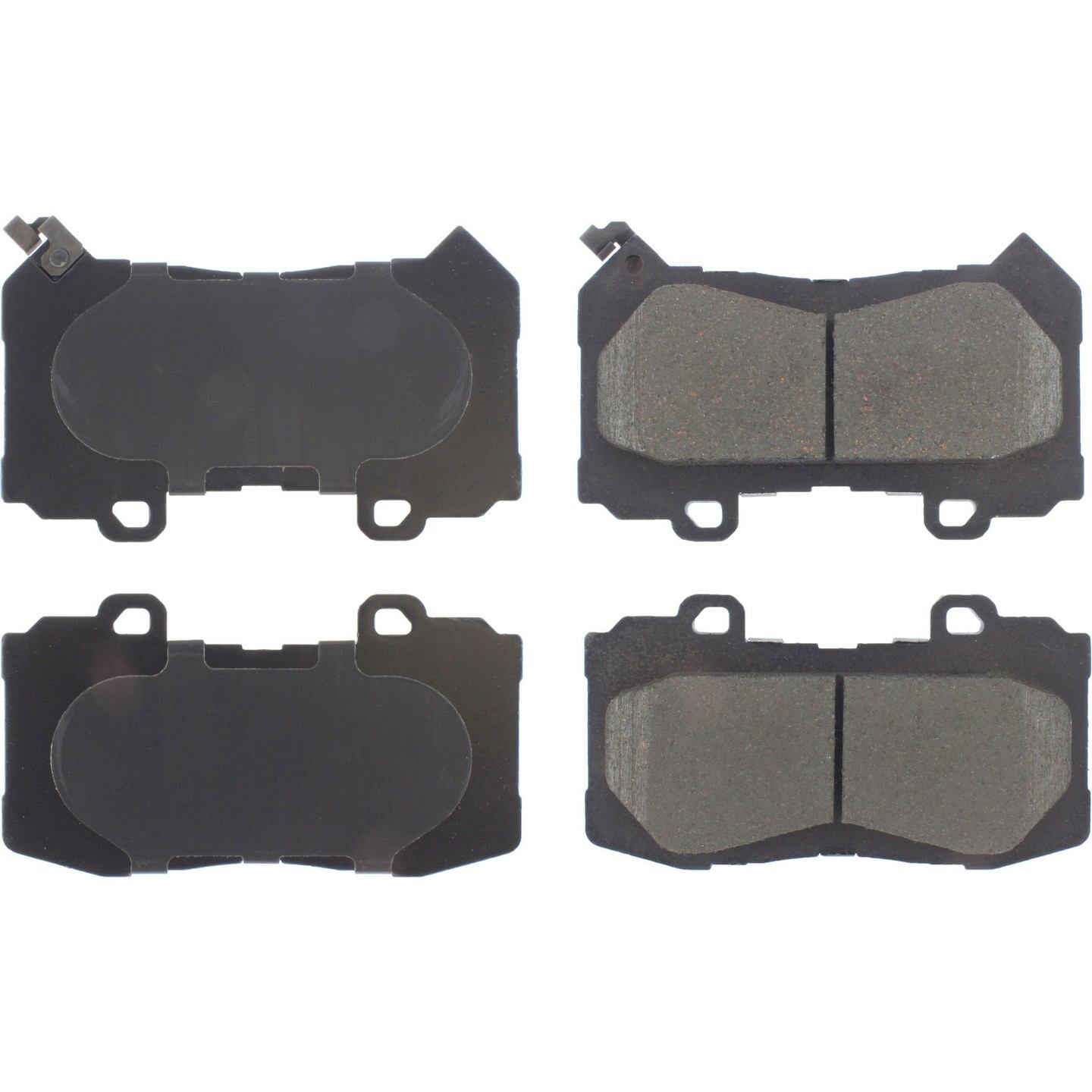 Centric Parts Premium Ceramic Brake Pads with Shims and Hardware  top view frsport 301.18020