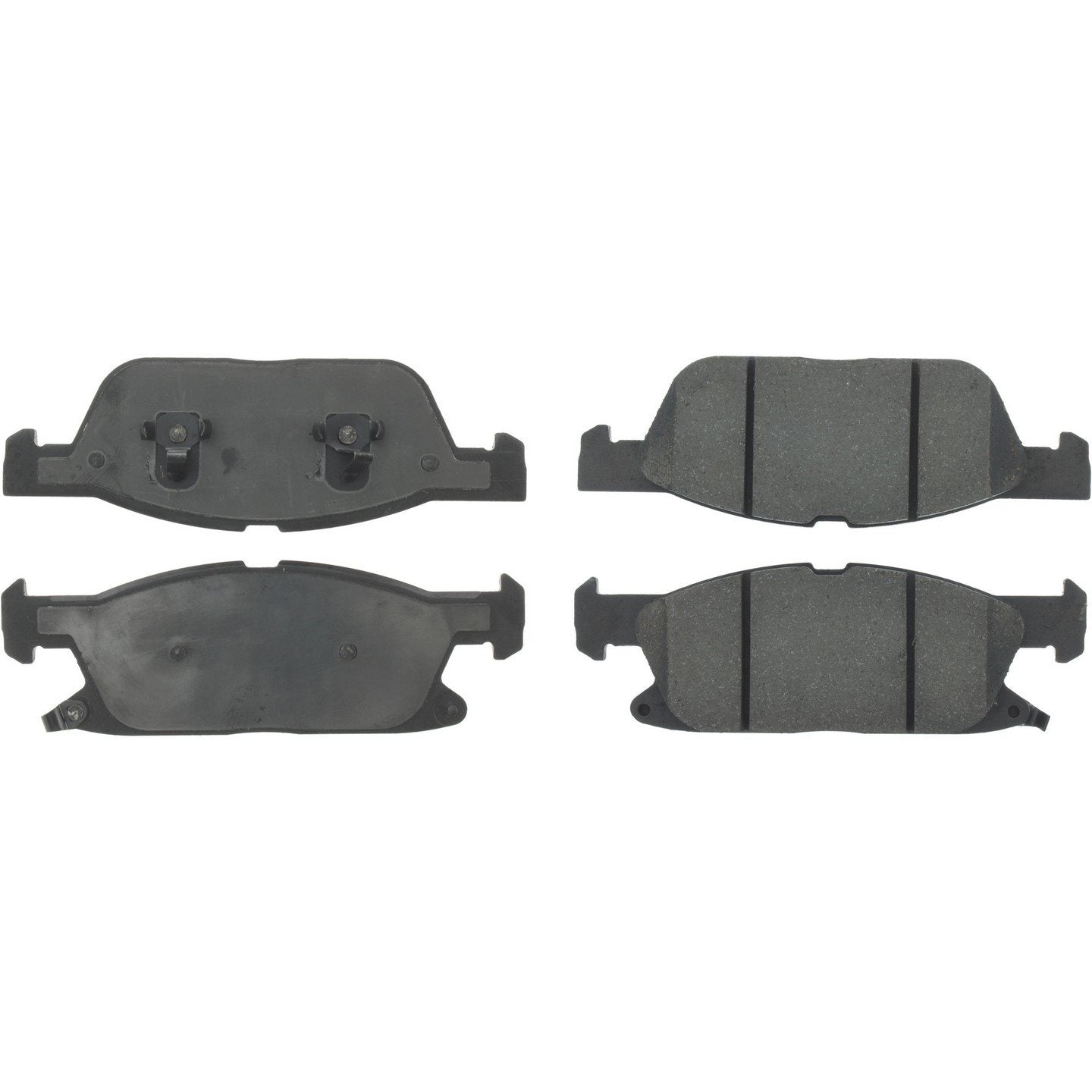 StopTech Premium Ceramic Brake Pads with Shims  top view frsport 301.18181