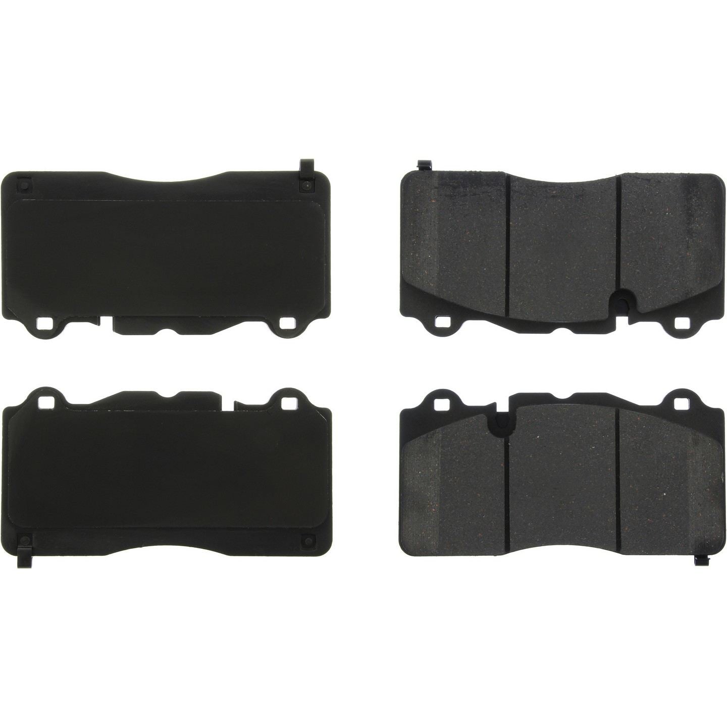 StopTech Premium Ceramic Brake Pads with Shims  top view frsport 301.18350