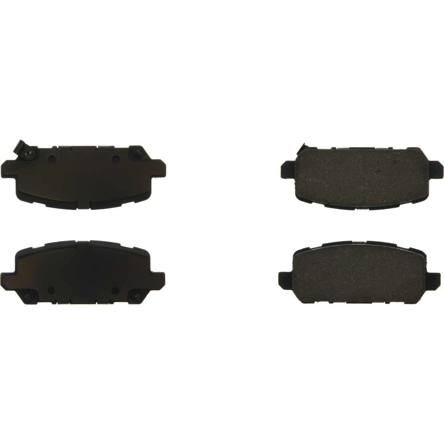 StopTech Premium Ceramic Brake Pads with Shims and Hardware  top view frsport 301.18410