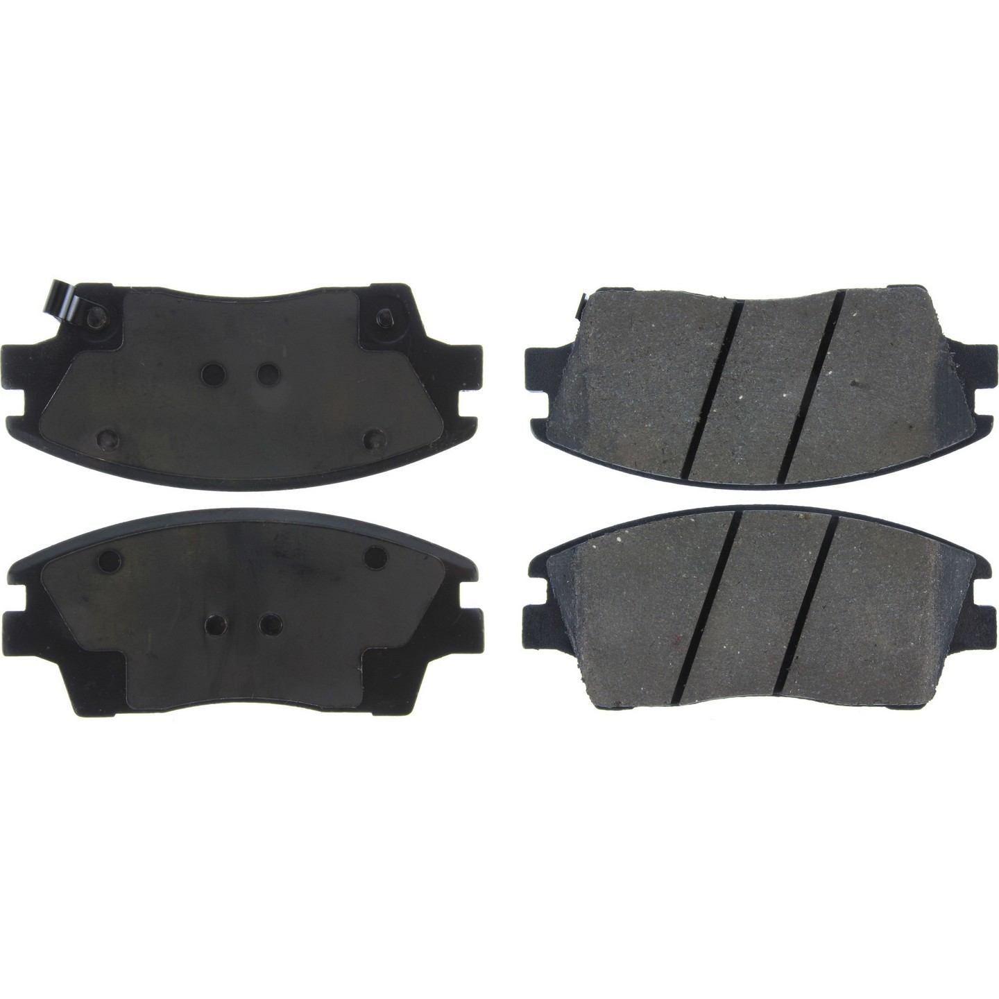 centric parts premium ceramic brake pads with shims and hardware  frsport 301.18470