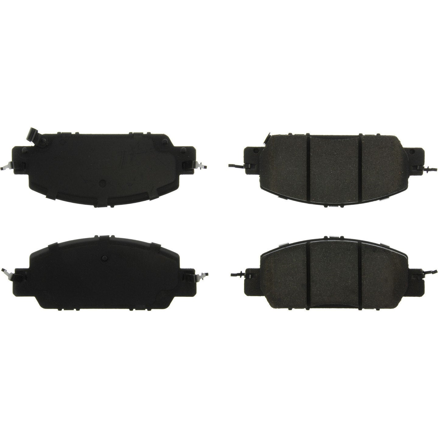 Centric Parts Premium Ceramic Brake Pads with Shims  top view frsport 301.18600