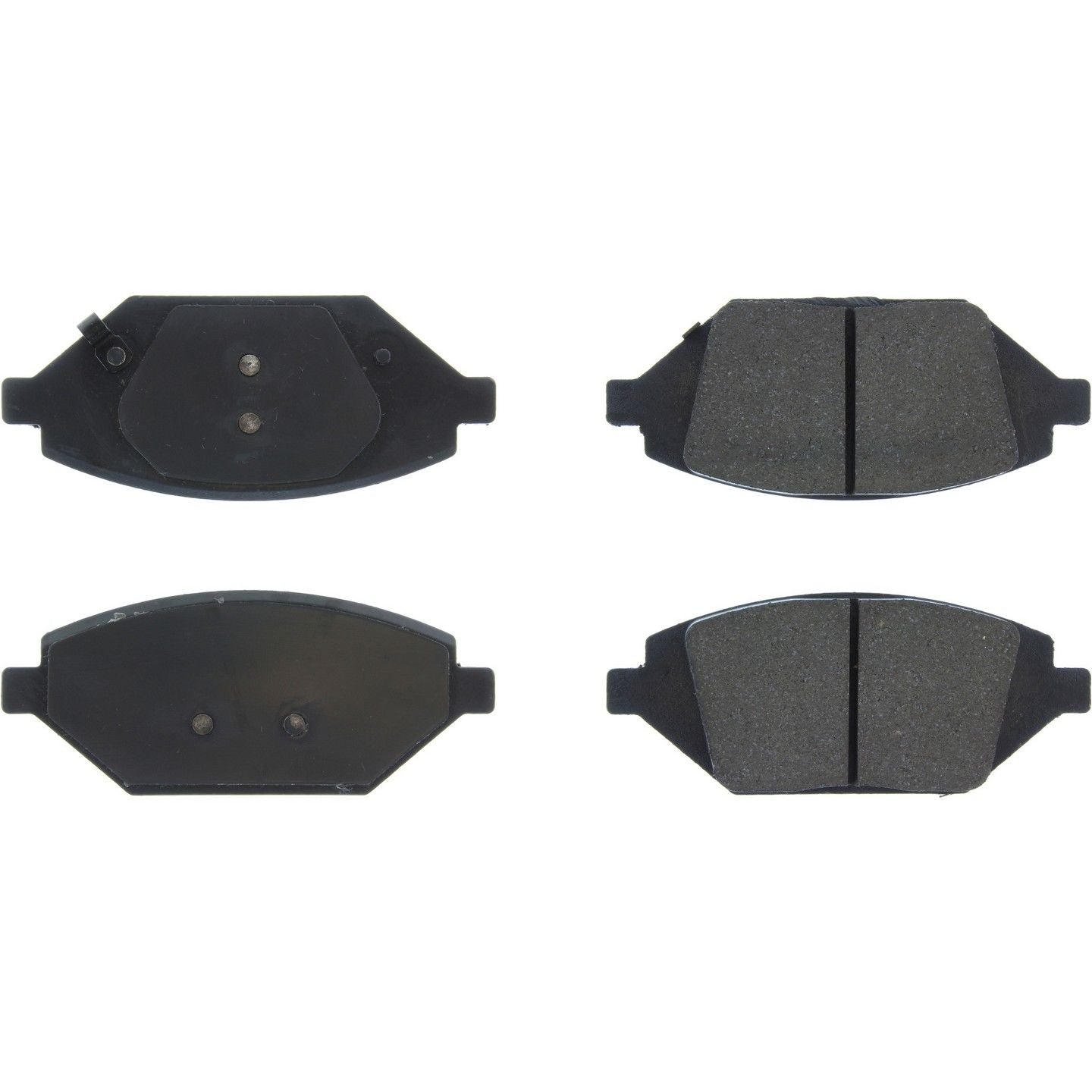 Centric Parts Premium Ceramic Brake Pads with Shims and Hardware  top view frsport 301.18640