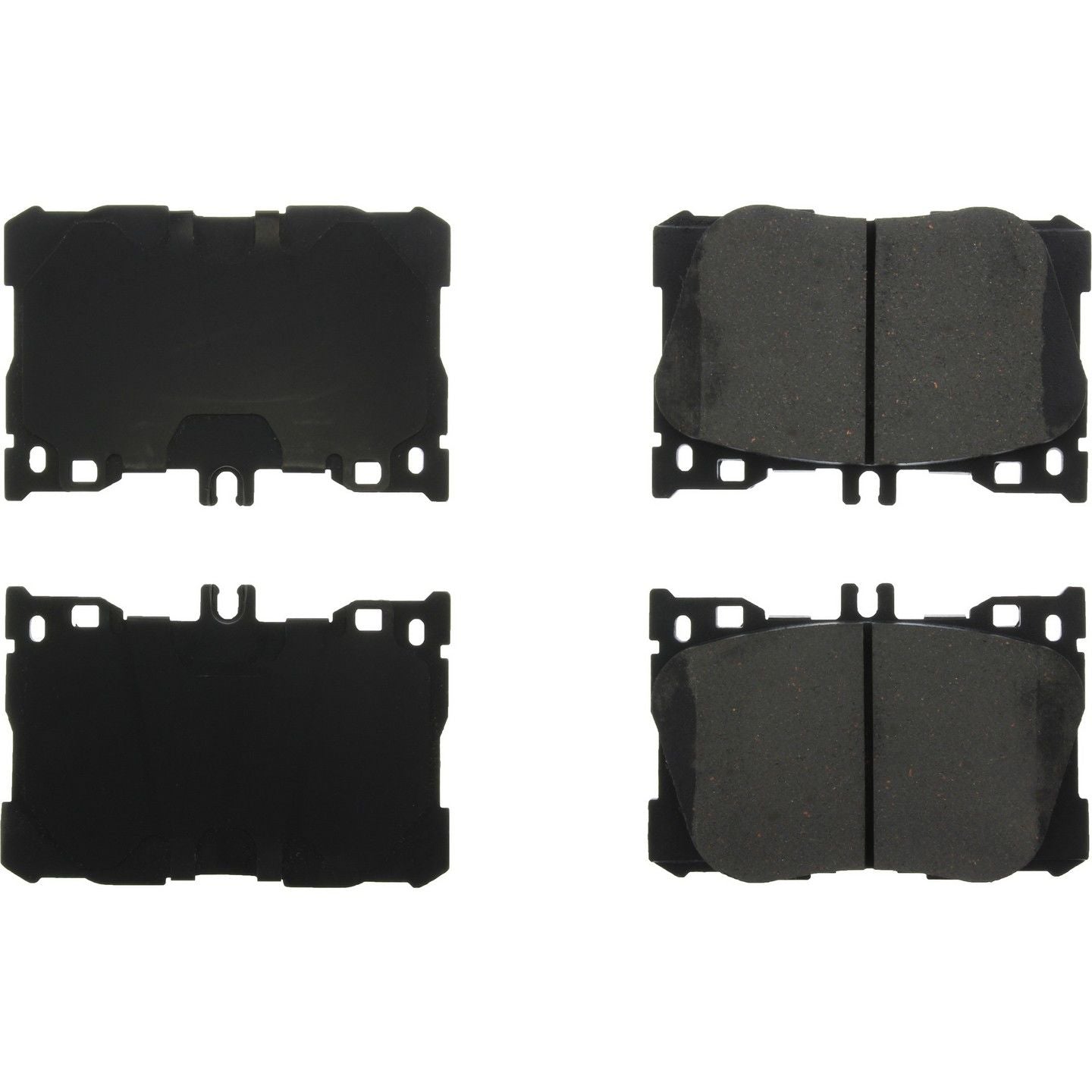 Centric Parts Premium Ceramic Brake Pads with Shims  top view frsport 301.18710