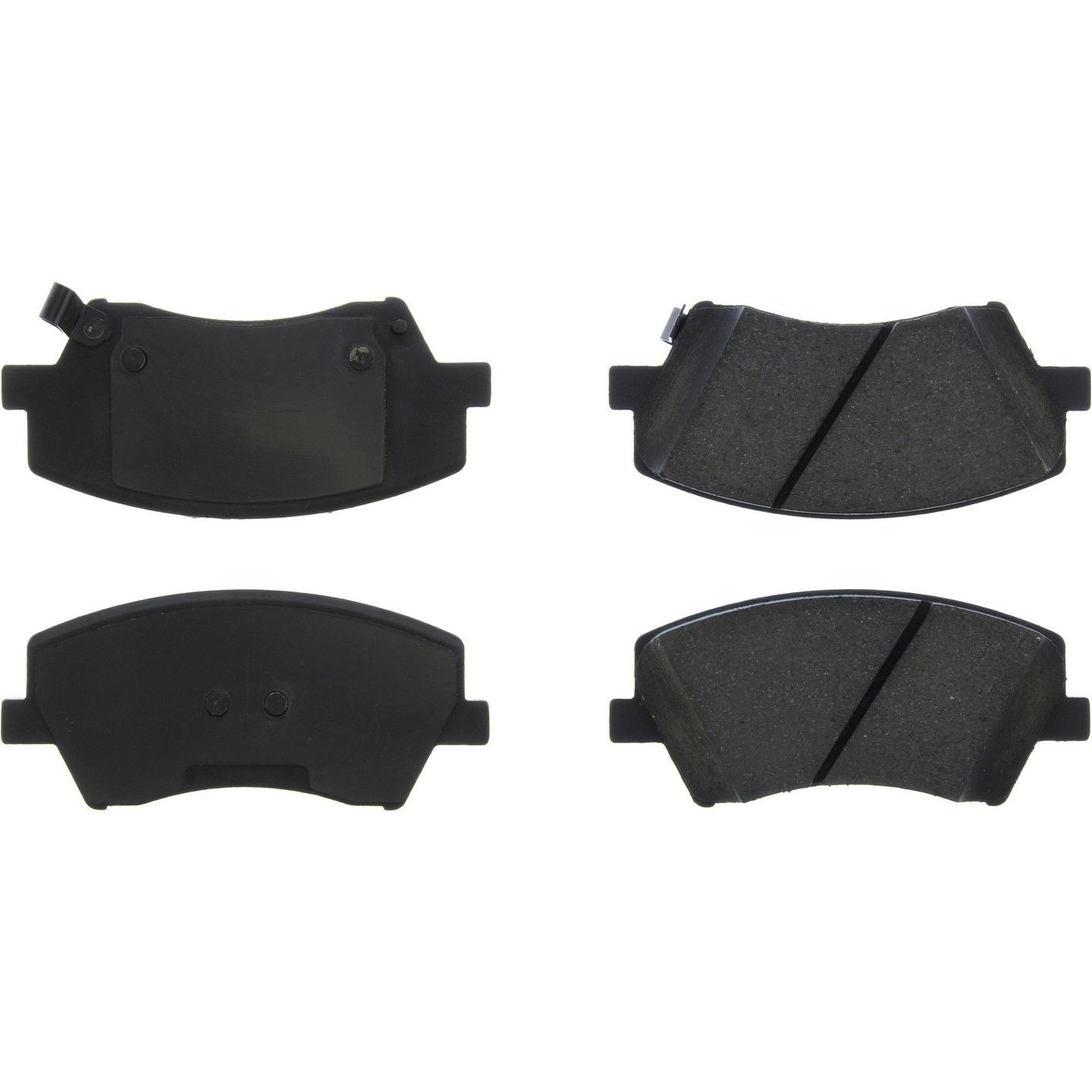 Centric Parts Premium Ceramic Brake Pads with Shims  top view frsport 301.19120