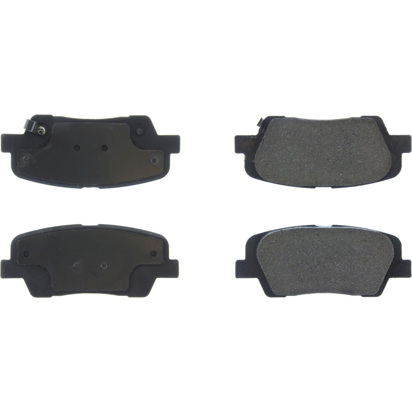 Centric Parts Premium Ceramic Brake Pads with Shims  top view frsport 301.19160