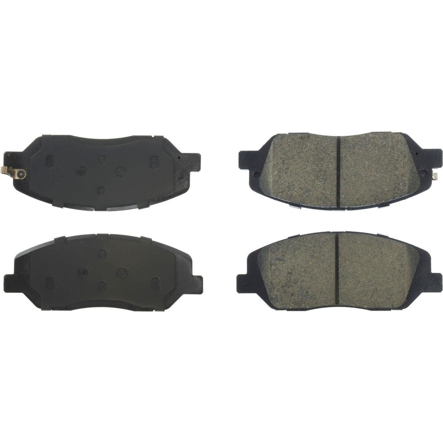 StopTech Premium Ceramic Brake Pads with Shims  top view frsport 301.19170