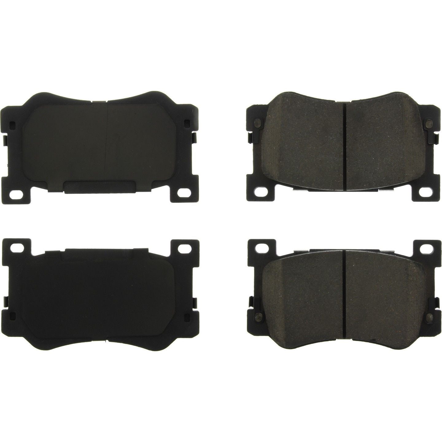 StopTech Premium Ceramic Brake Pads with Shims  top view frsport 301.19750