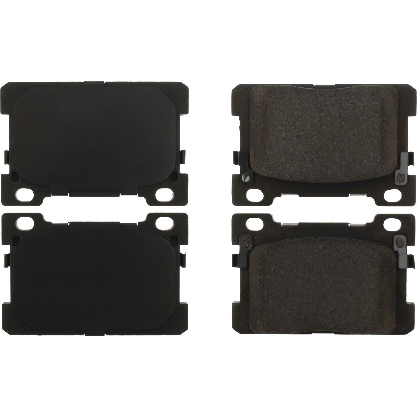 Centric Parts Premium Ceramic Brake Pads with Shims  top view frsport 301.19760