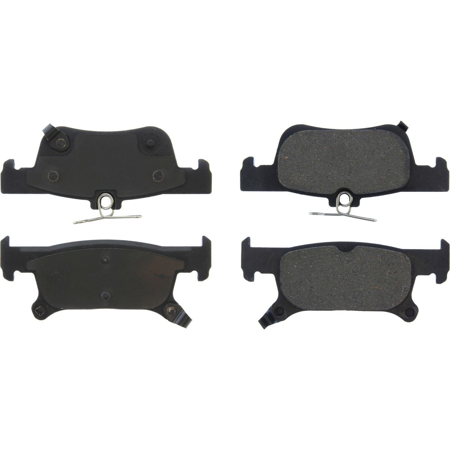 Centric Parts Premium Ceramic Brake Pads with Shims  top view frsport 301.20250