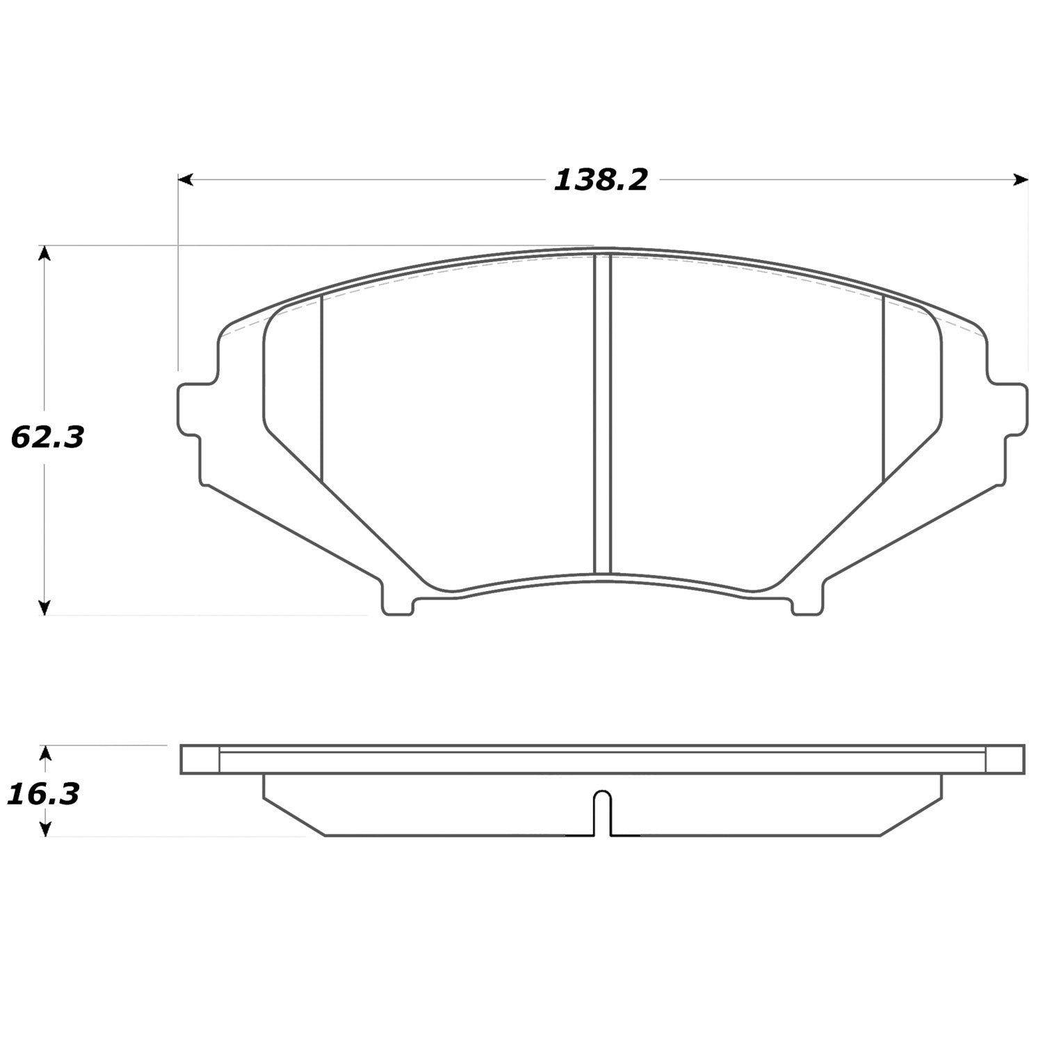 stoptech street brake pads with shims and hardware  frsport 308.10090