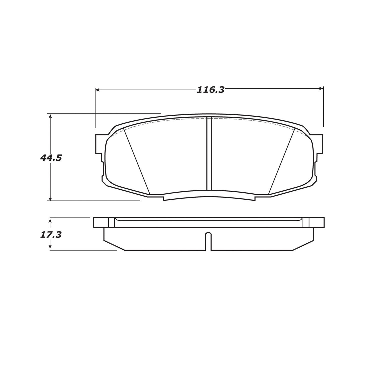 stoptech street brake pads with shims and hardware  frsport 308.13040